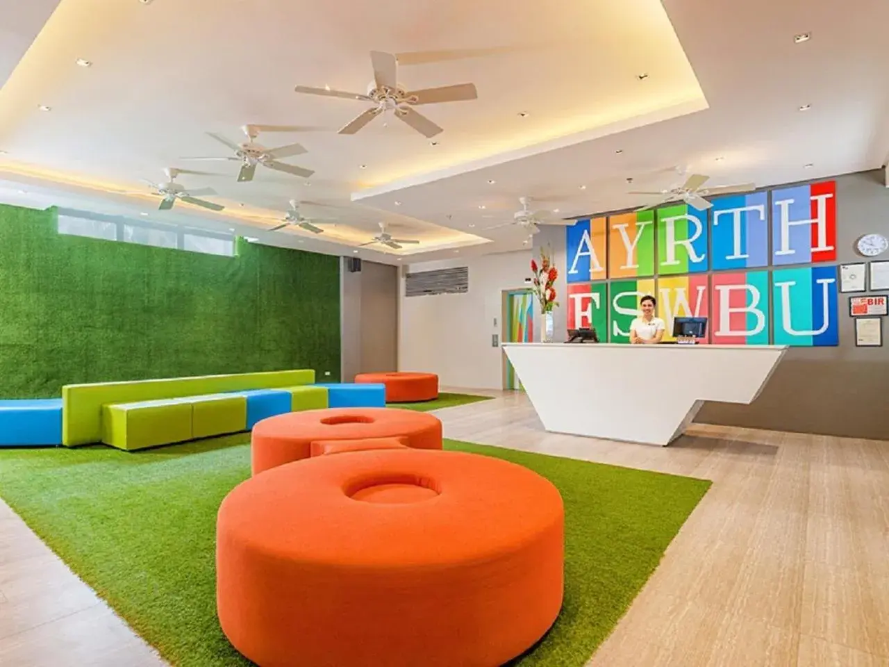 Lobby or reception in Boracay Uptown Lobby or reception in Boracay Uptown