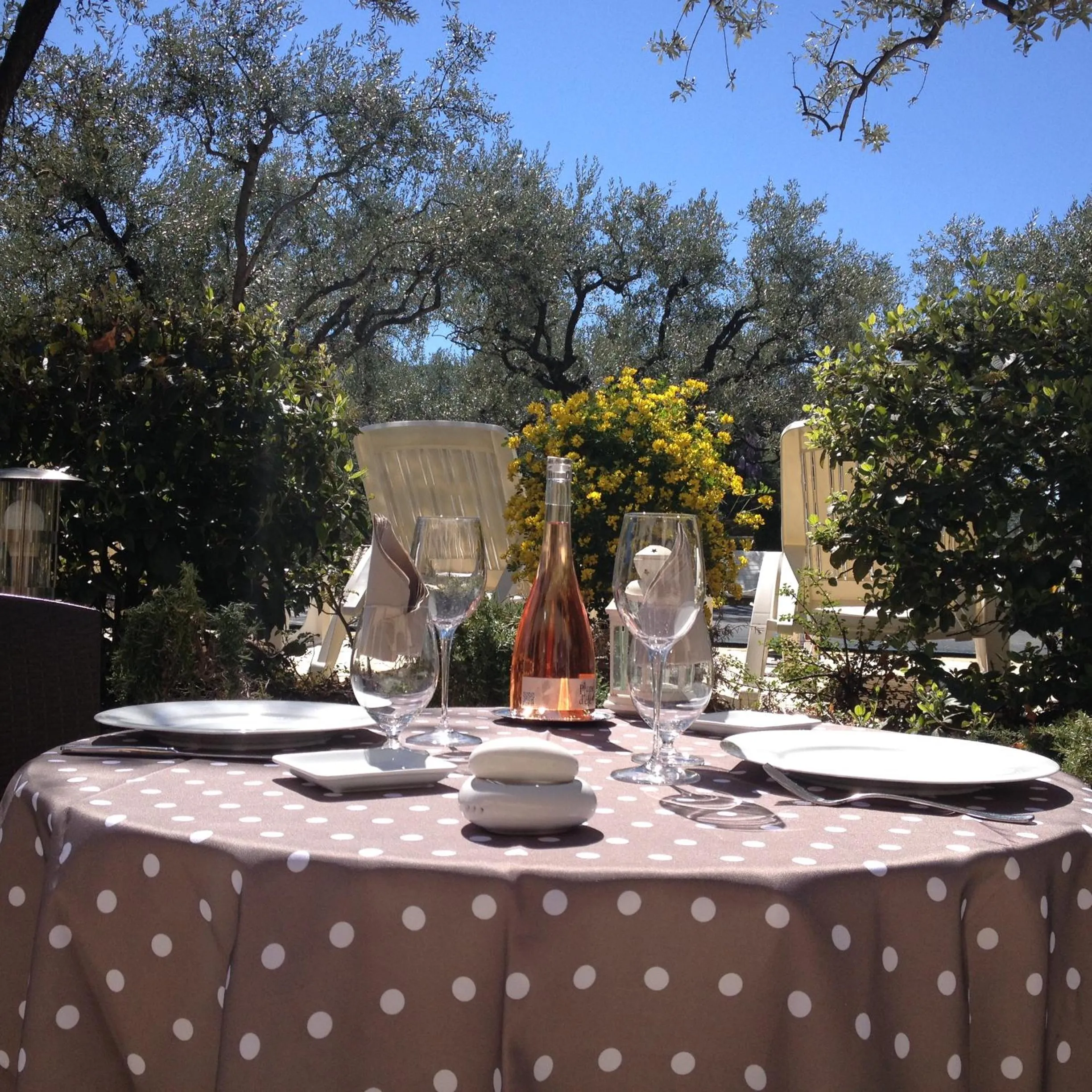 Patio in La Picholine en Provence