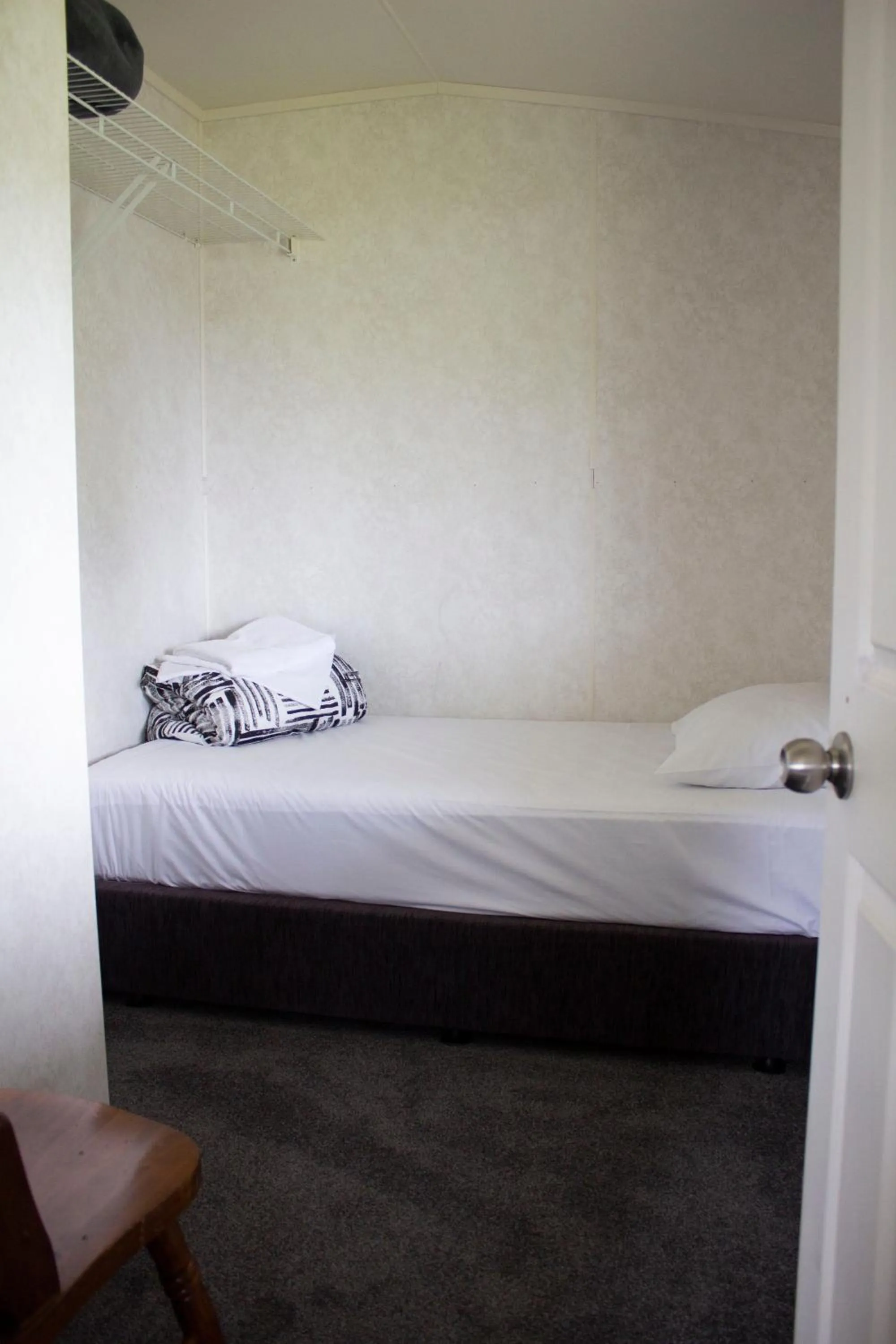 Bedroom, Bed in Whanganui Seaside Holiday Park