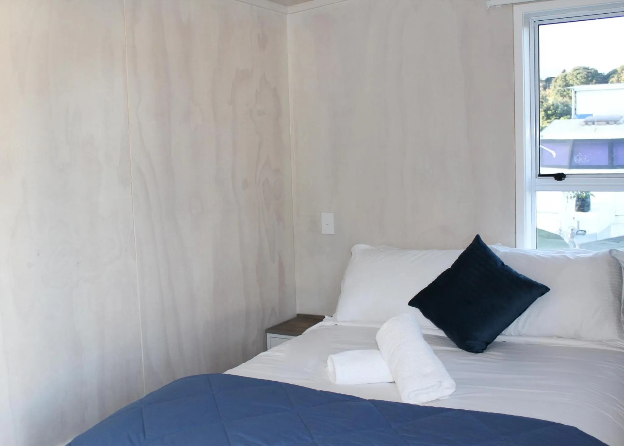 Bed in Whanganui Seaside Holiday Park