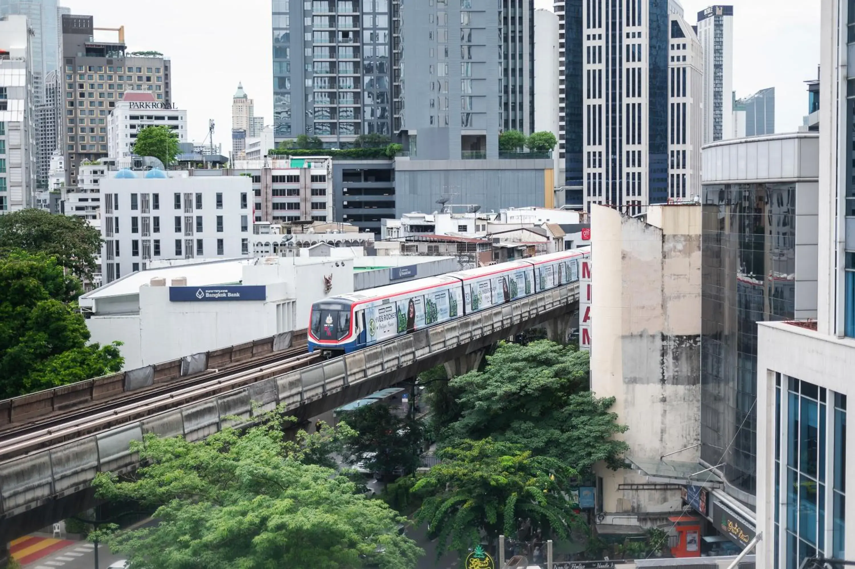 City view in Ruamchitt Plaza Hotel City view in Ruamchitt Plaza Hotel