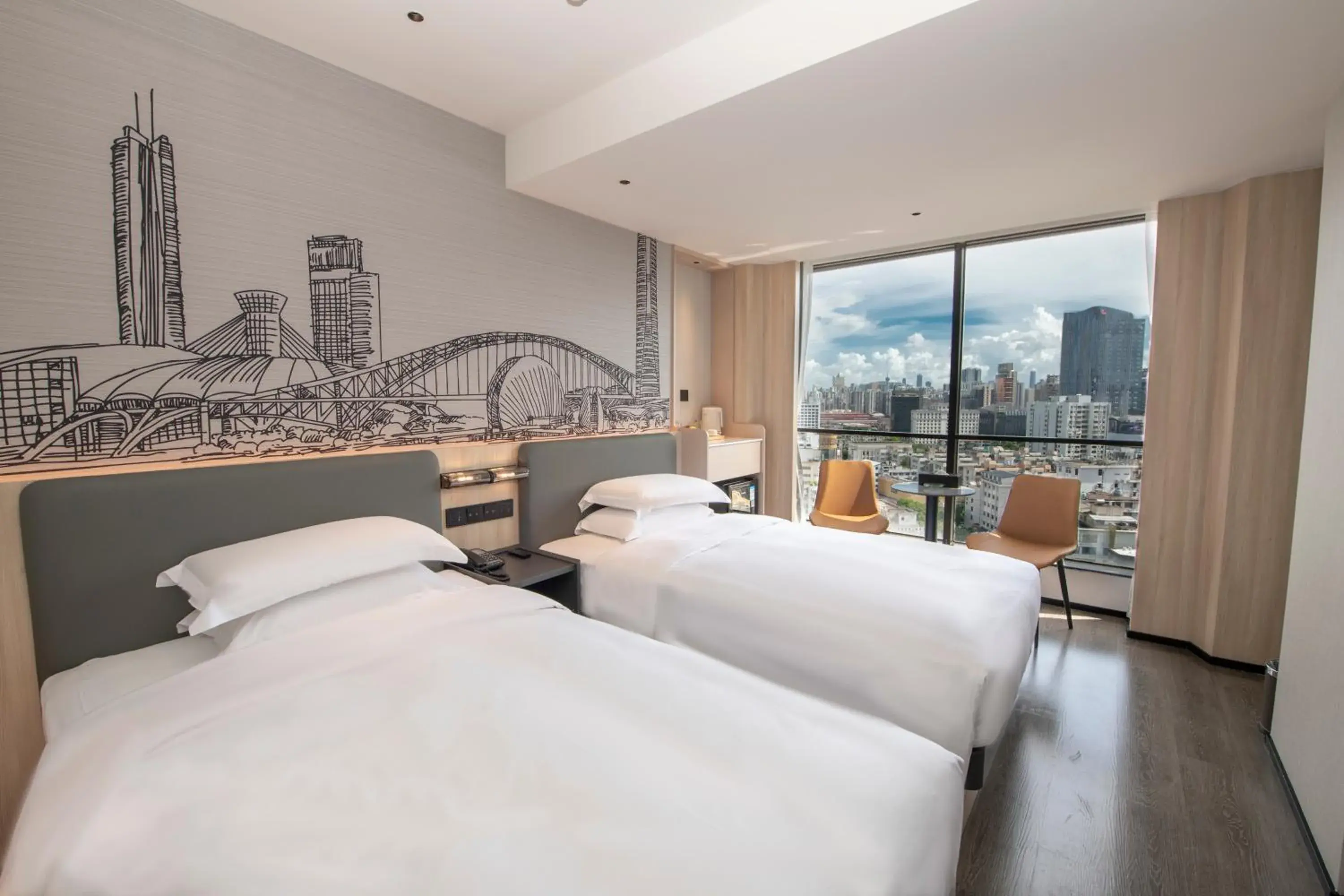 Deluxe Twin Room in Guangdong Hotel (Zhuhai) Deluxe Twin Room in Guangdong Hotel (Zhuhai)