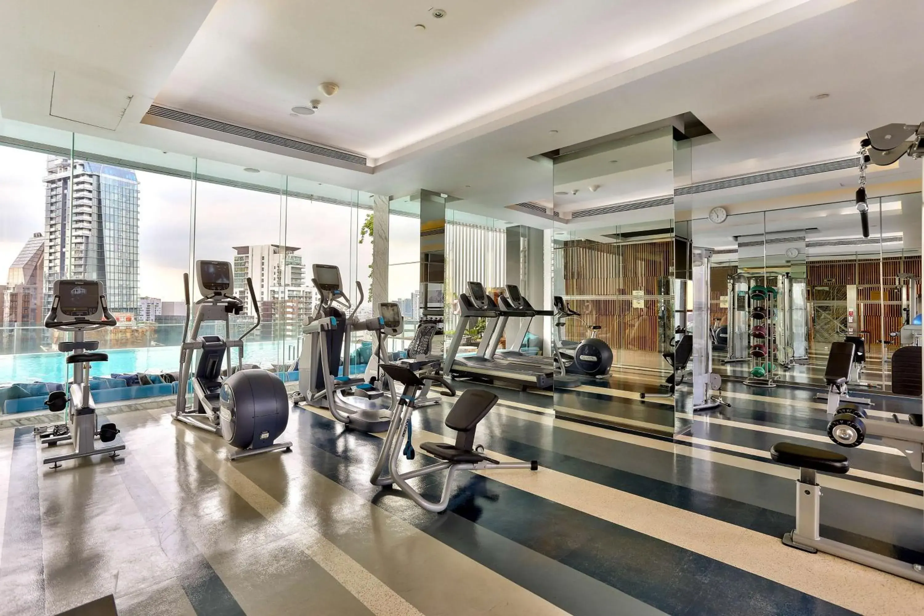Fitness centre/facilities in Hilton Sukhumvit Bangkok Fitness centre/facilities in Hilton Sukhumvit Bangkok