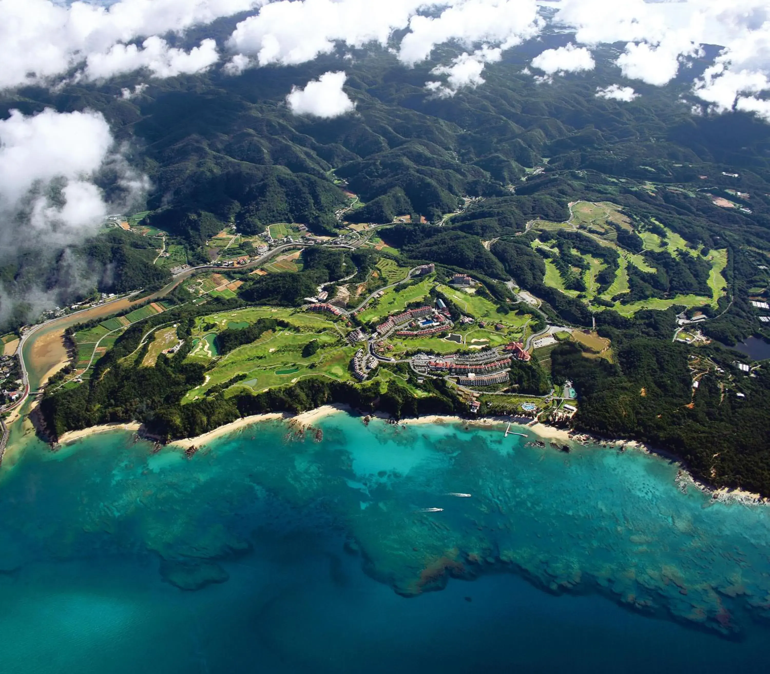 Bird's eye view in Kanucha Bay Hotel & Villas Bird's eye view in Kanucha Bay Hotel & Villas
