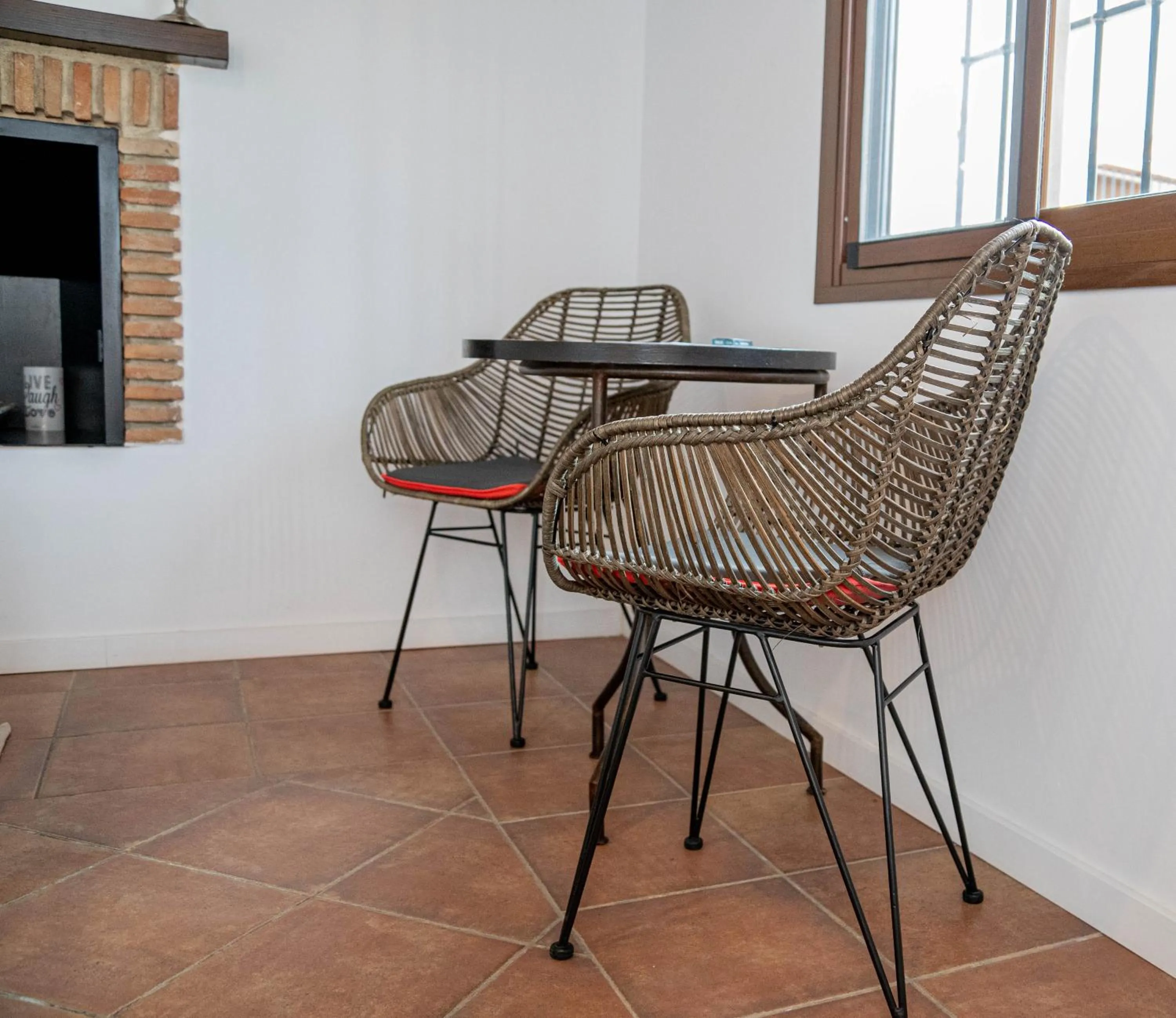 Seating area in Finca Las Hierbas B&B