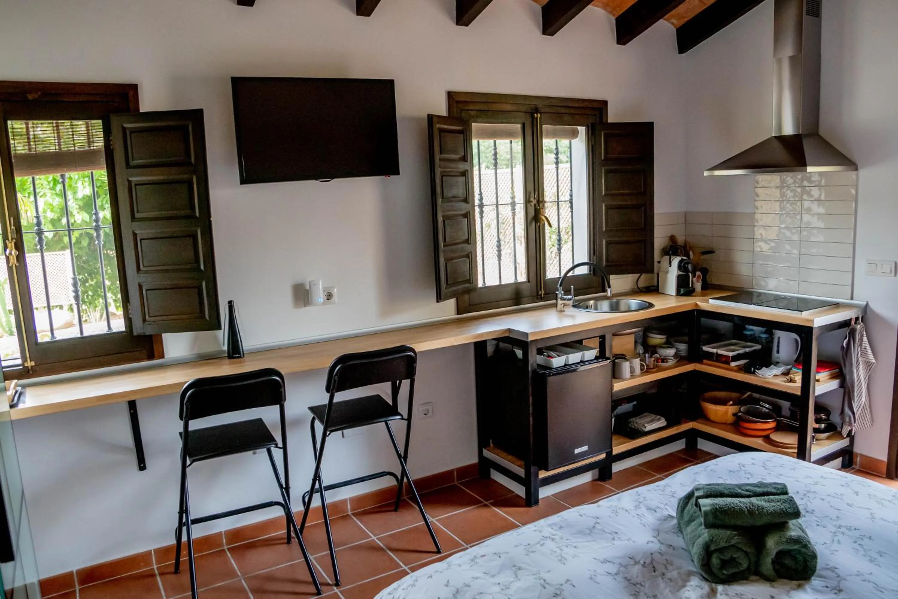 TV and multimedia in Finca Las Hierbas B&B