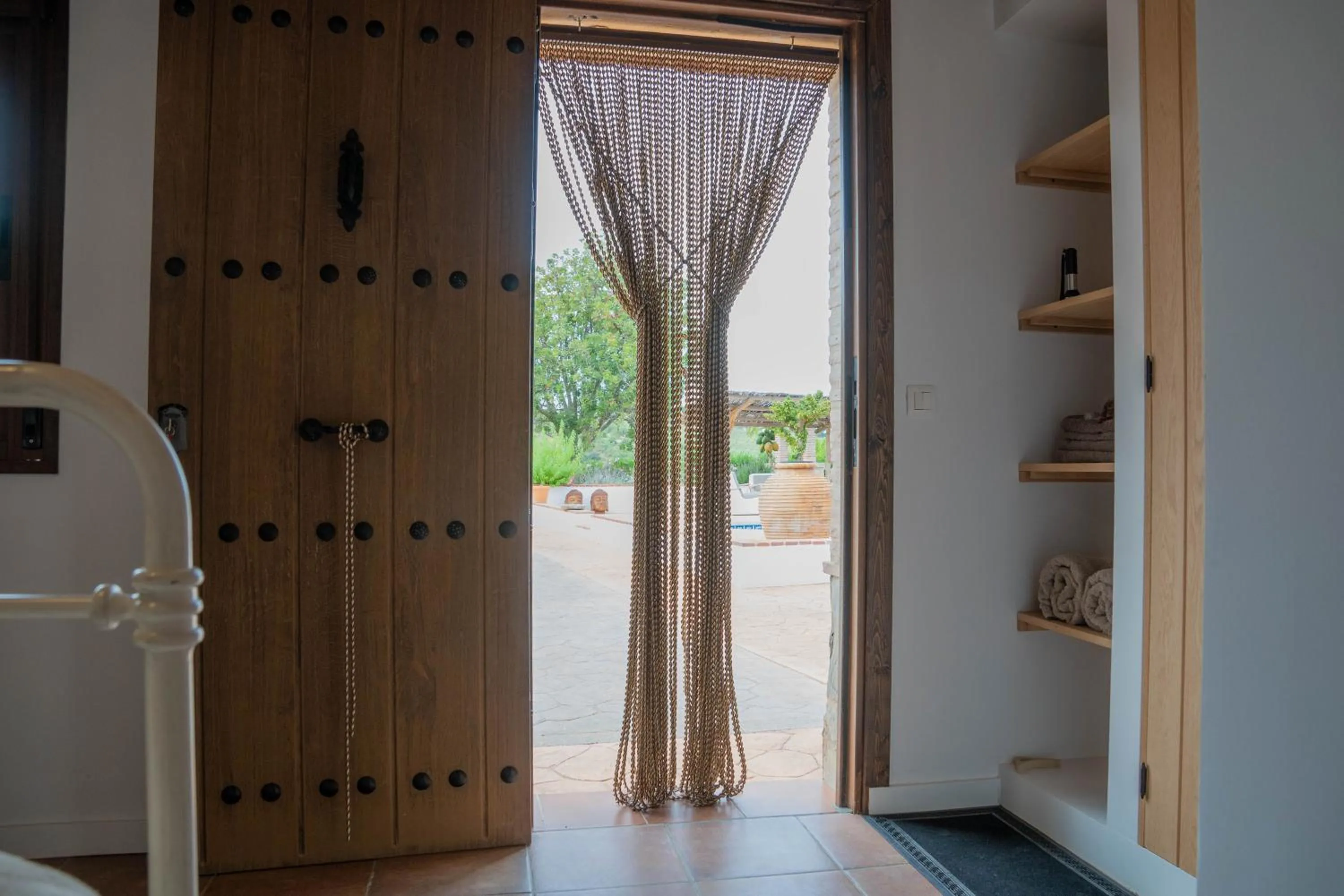 Garden view in Finca Las Hierbas B&B