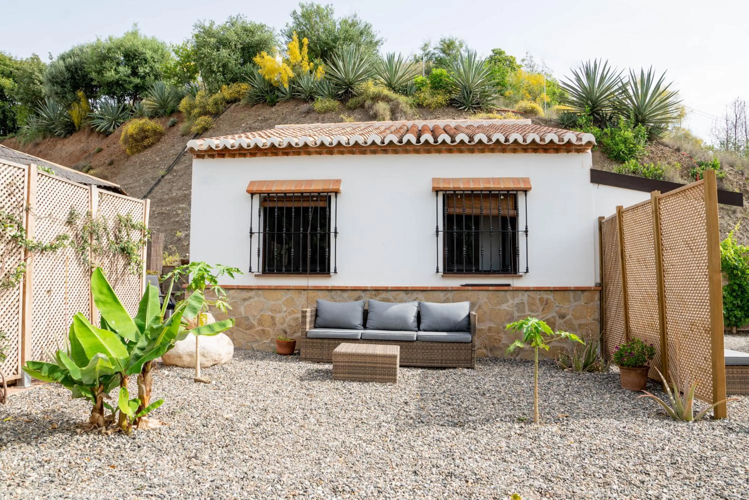 Garden in Finca Las Hierbas B&B