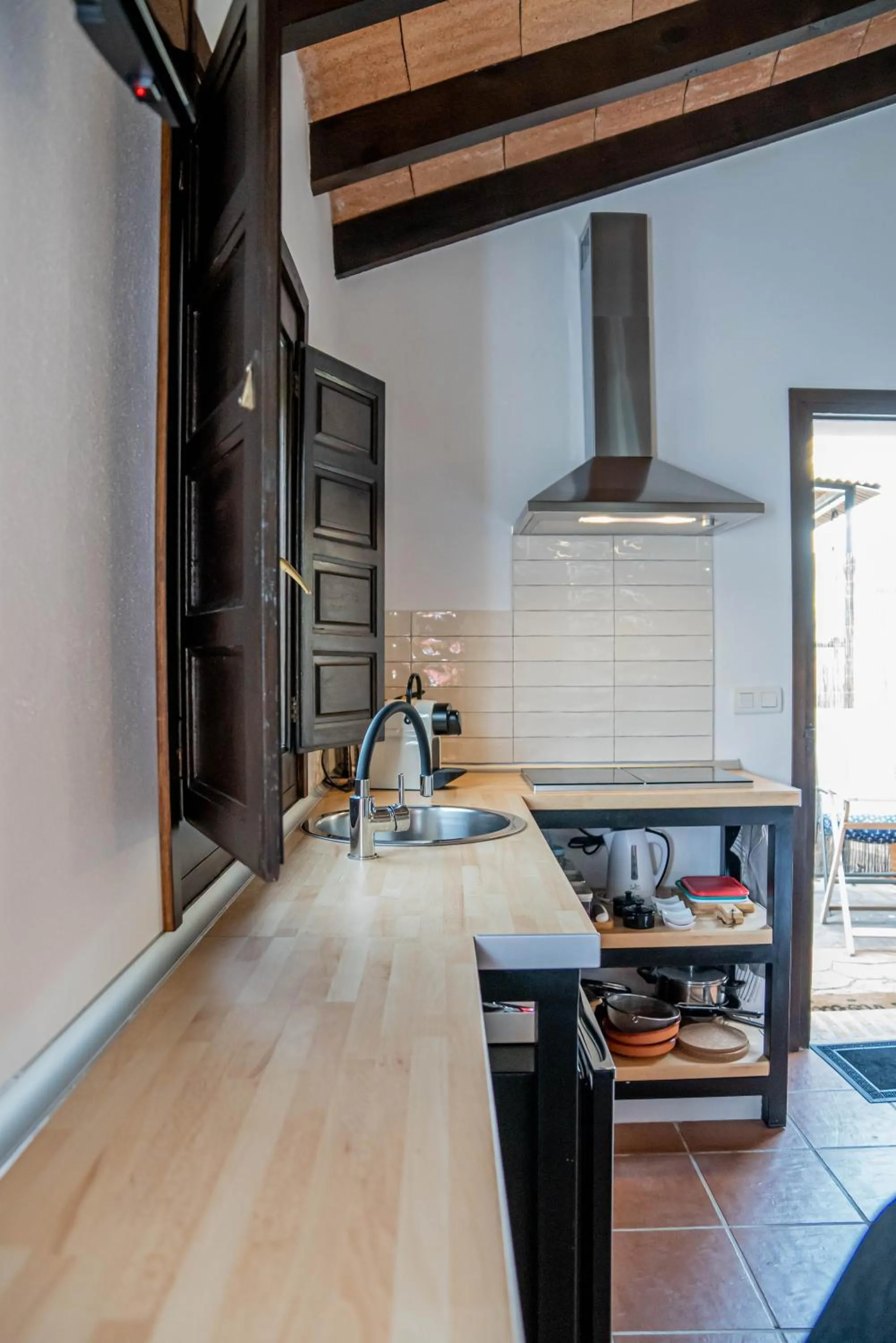 kitchen in Finca Las Hierbas B&B