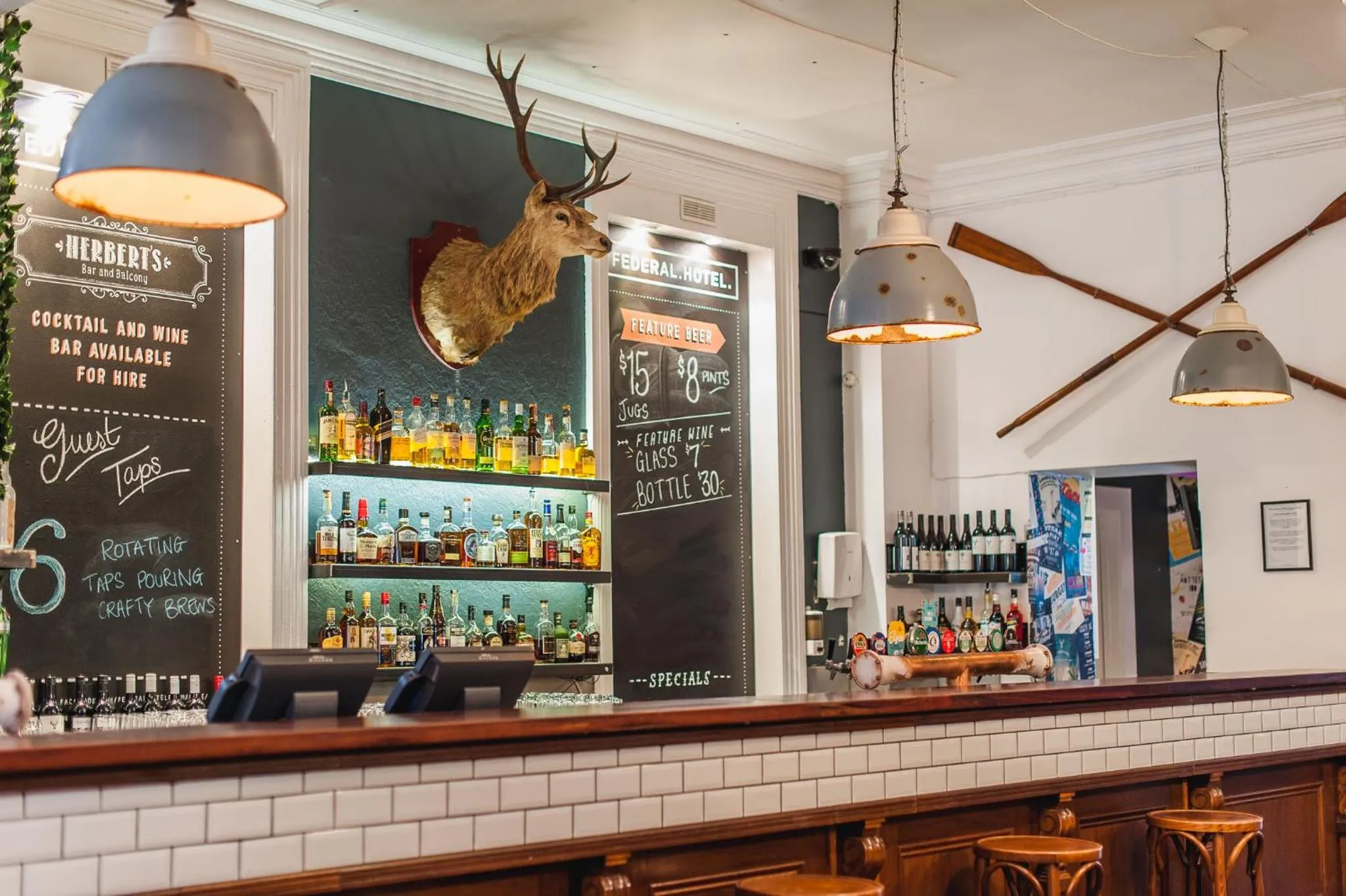 Lounge or bar in The Federal Boutique Hotel