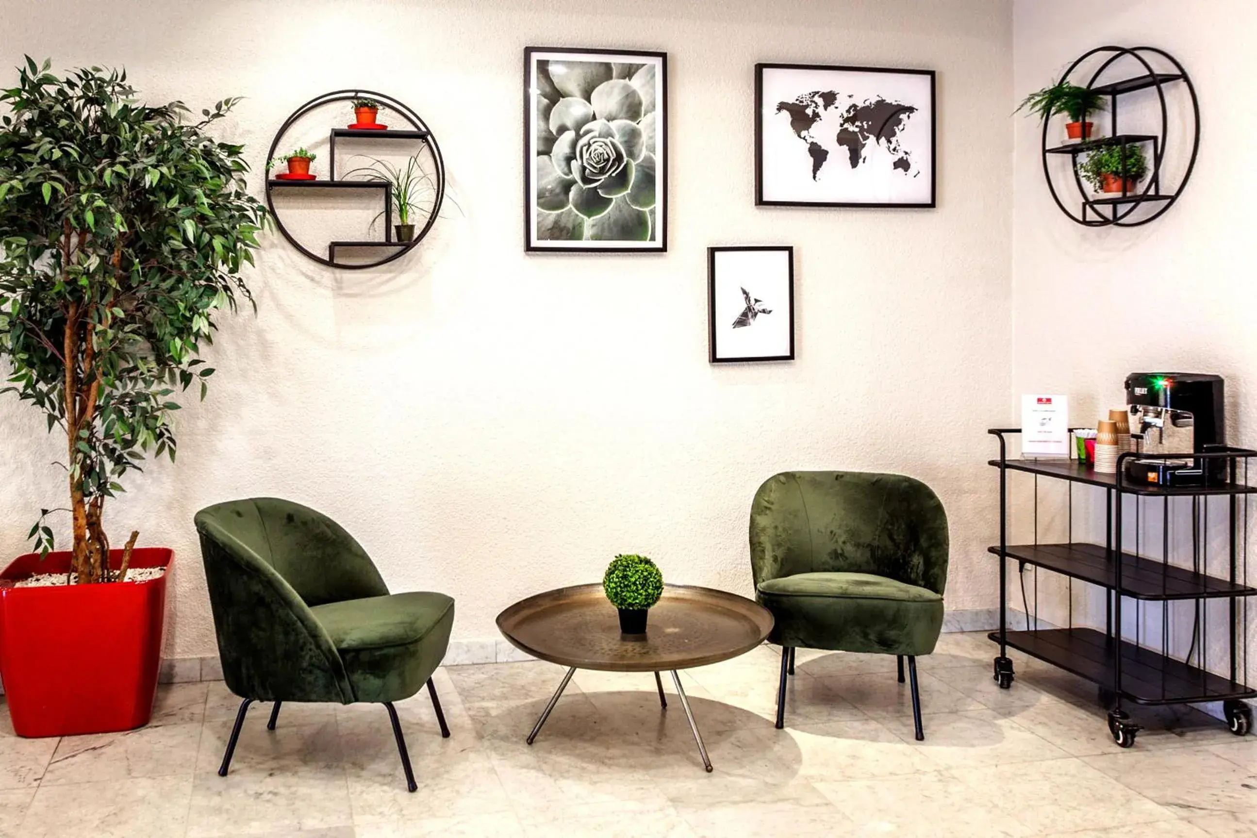 Lobby or reception in Appart'City Classic Genève - Gaillard Lobby or reception in Appart'City Classic Genève - Gaillard