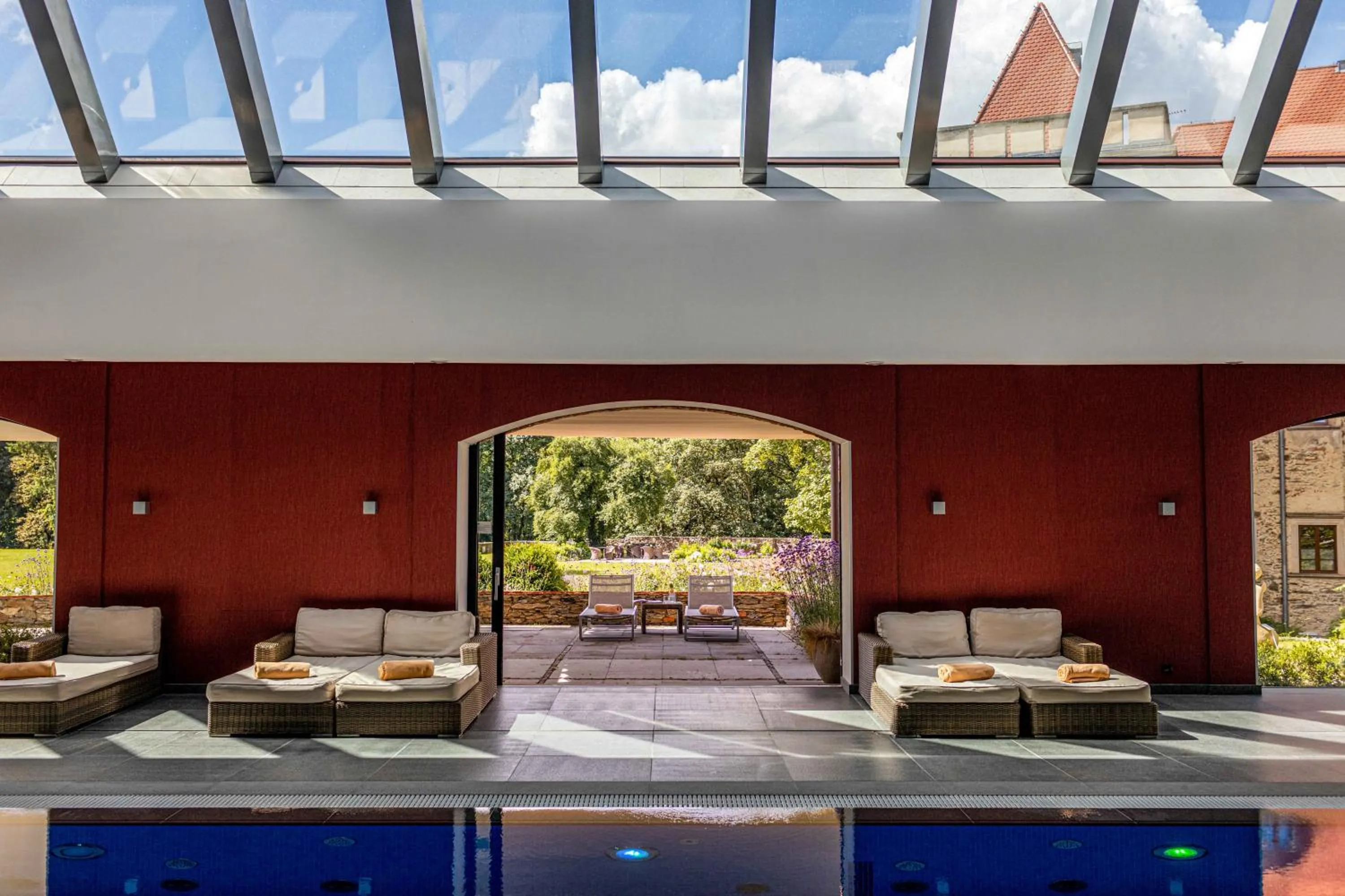 Swimming pool in Uroczysko Siedmiu Stawów & Spa by L'Occitane