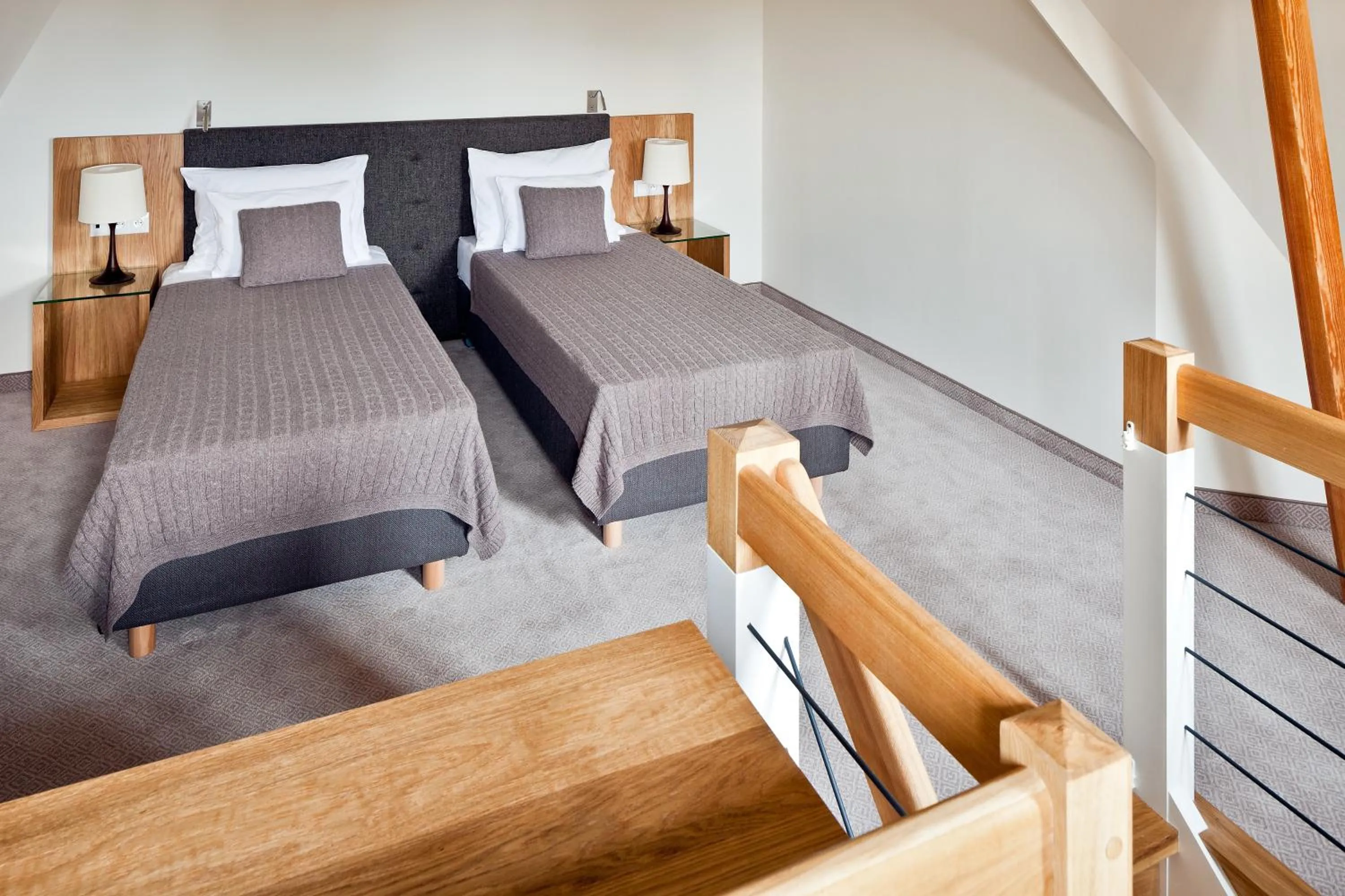 Bed in Uroczysko Siedmiu Stawów & Spa by L'Occitane