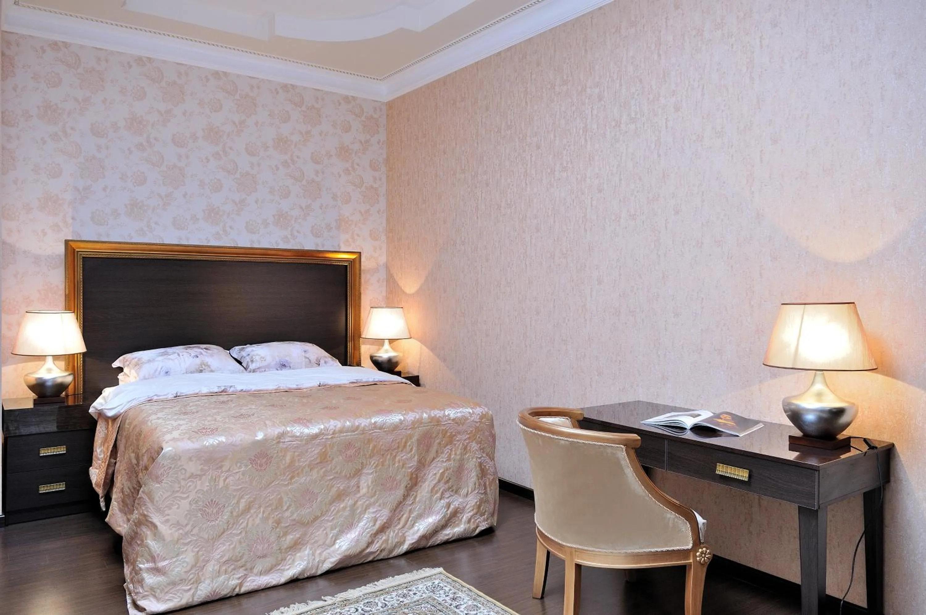 Decorative detail, Bed in Darhan Boutique Hotel