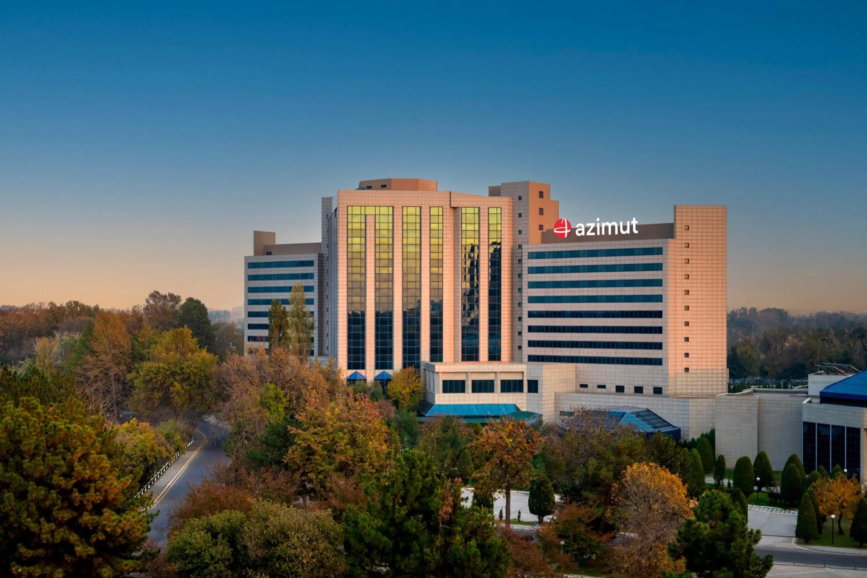 Property building in AZIMUT Grand Hotel Tashkent