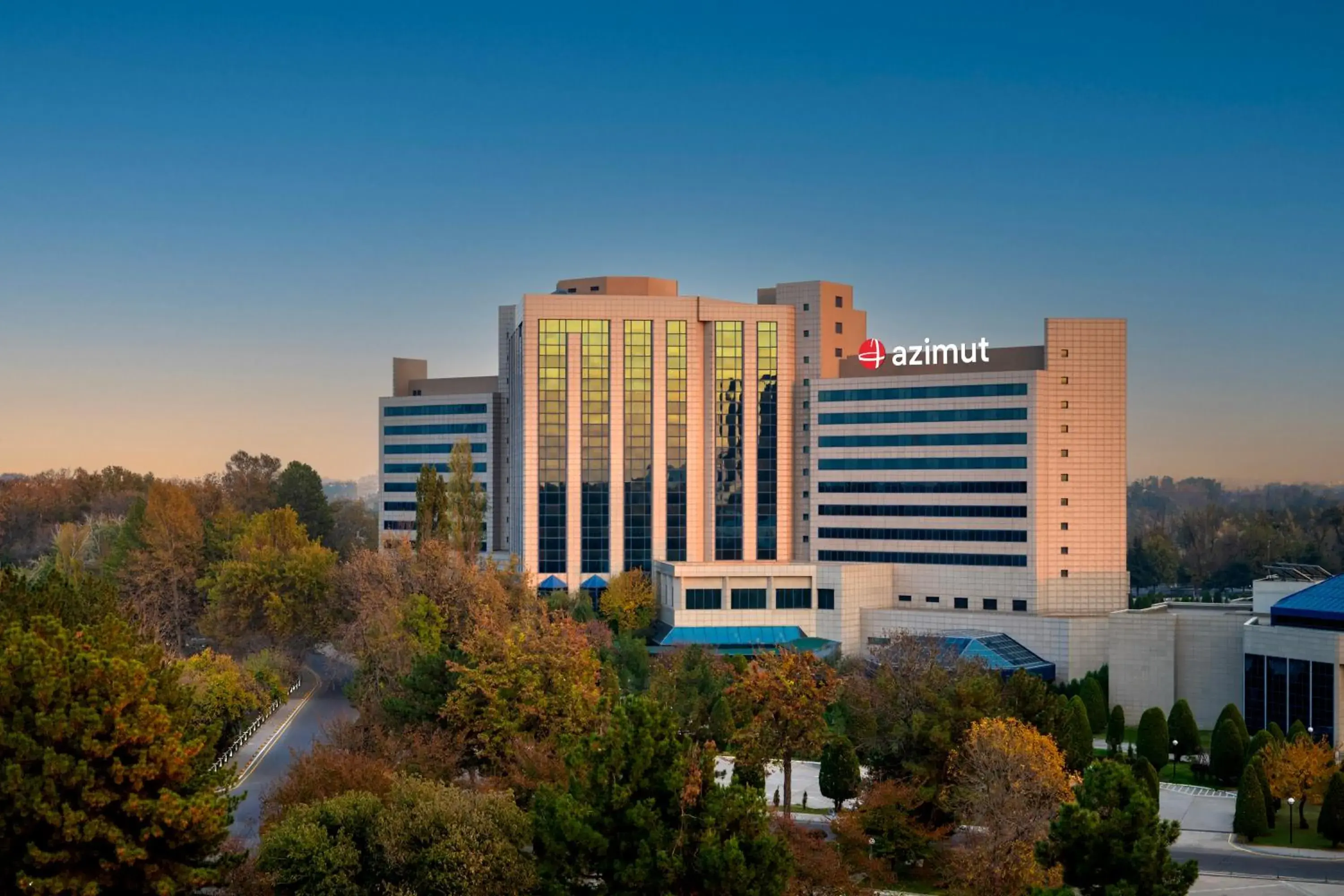 Property building in AZIMUT Grand Hotel Tashkent Property building in AZIMUT Grand Hotel Tashkent