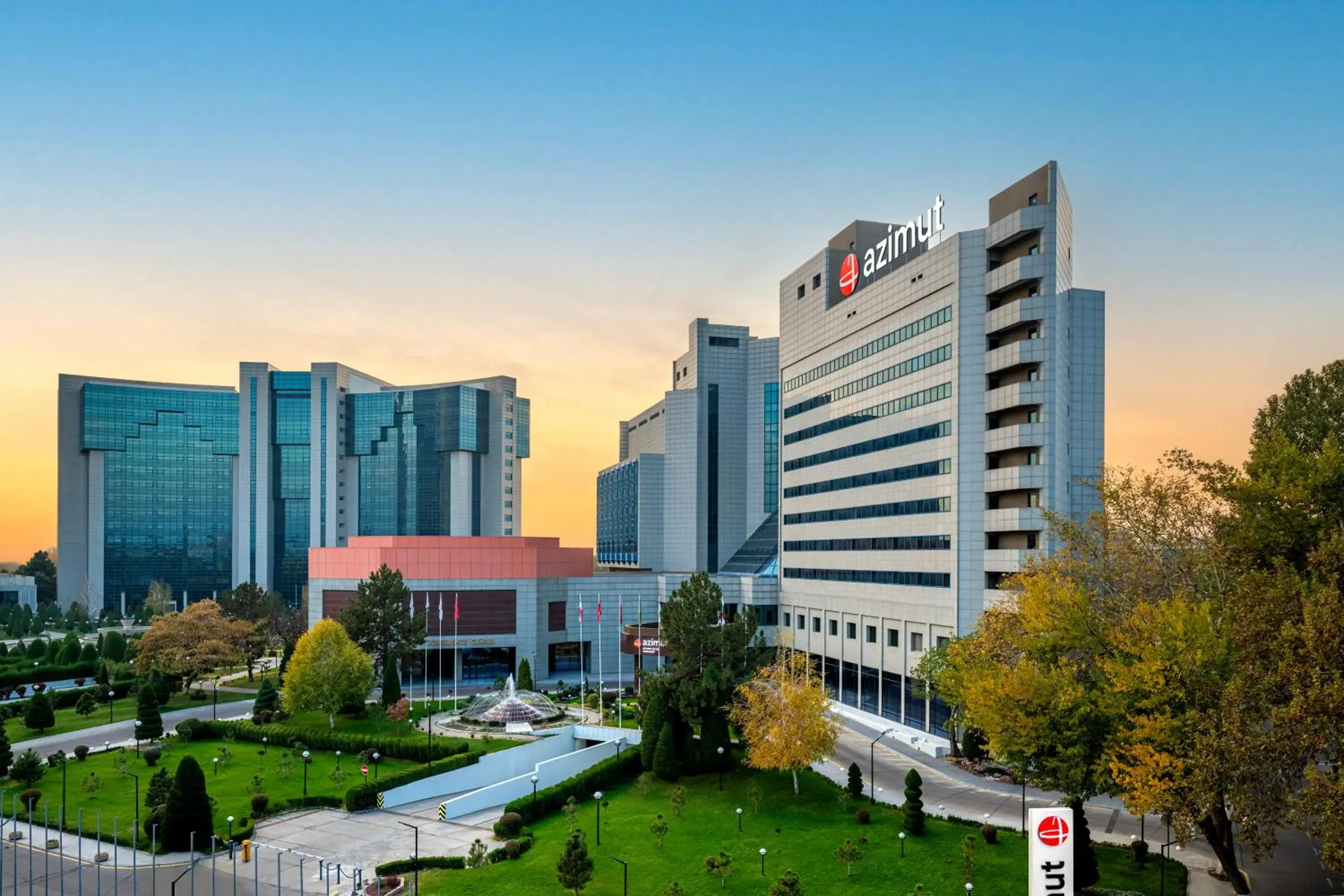 Property building in AZIMUT Grand Hotel Tashkent Property building in AZIMUT Grand Hotel Tashkent