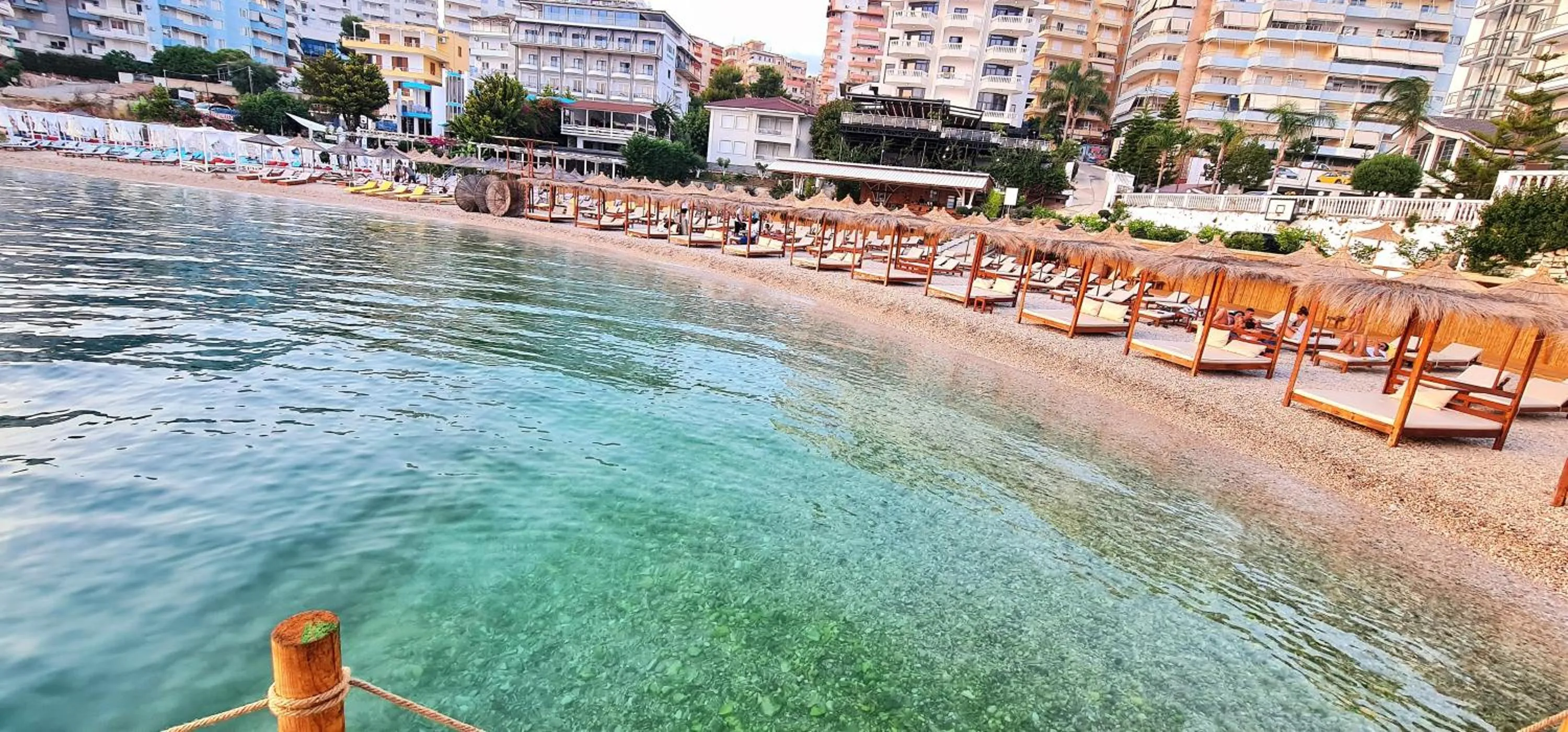 Beach in Hotel Apollon Sarande