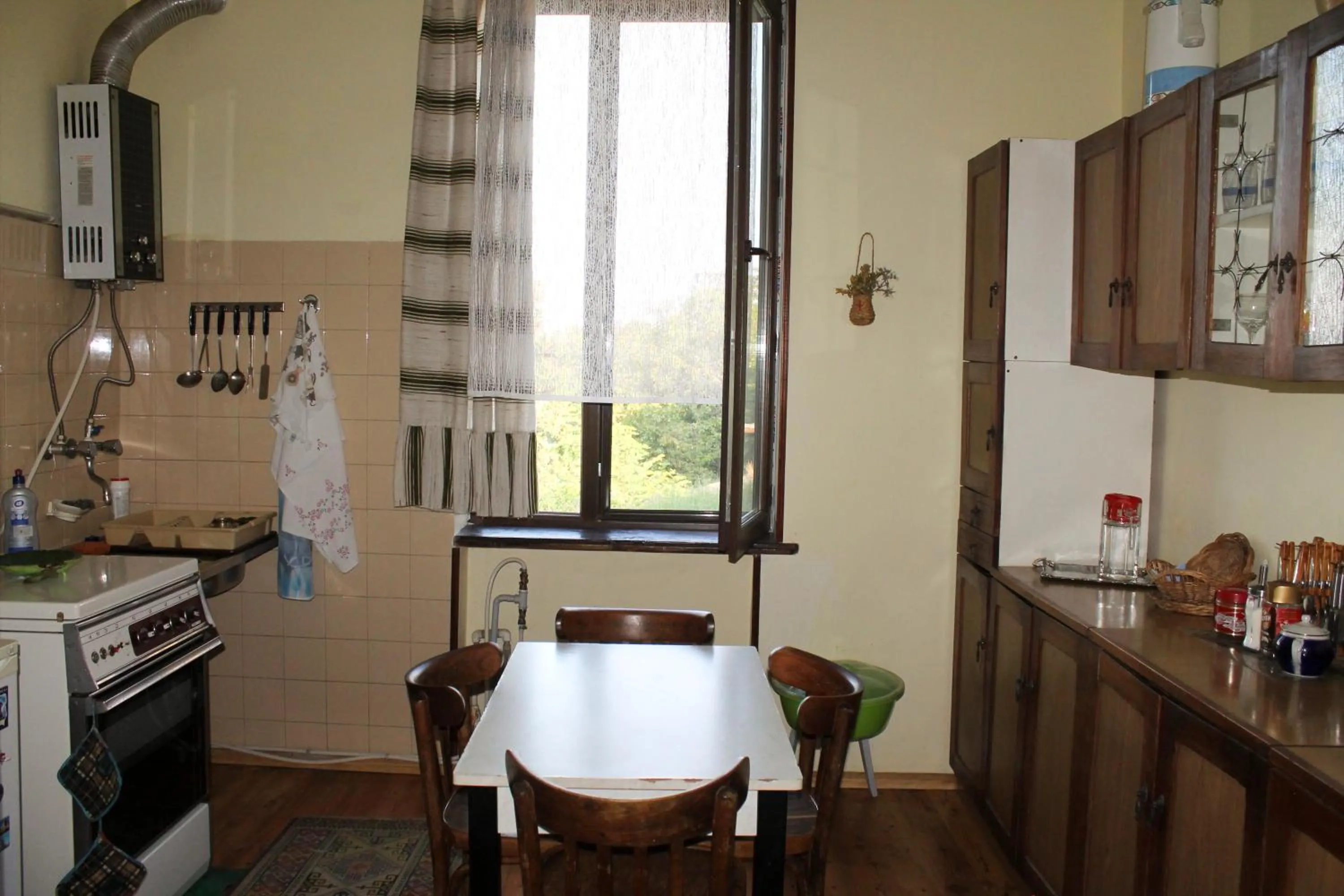Kitchen or kitchenette in Maya Guest House