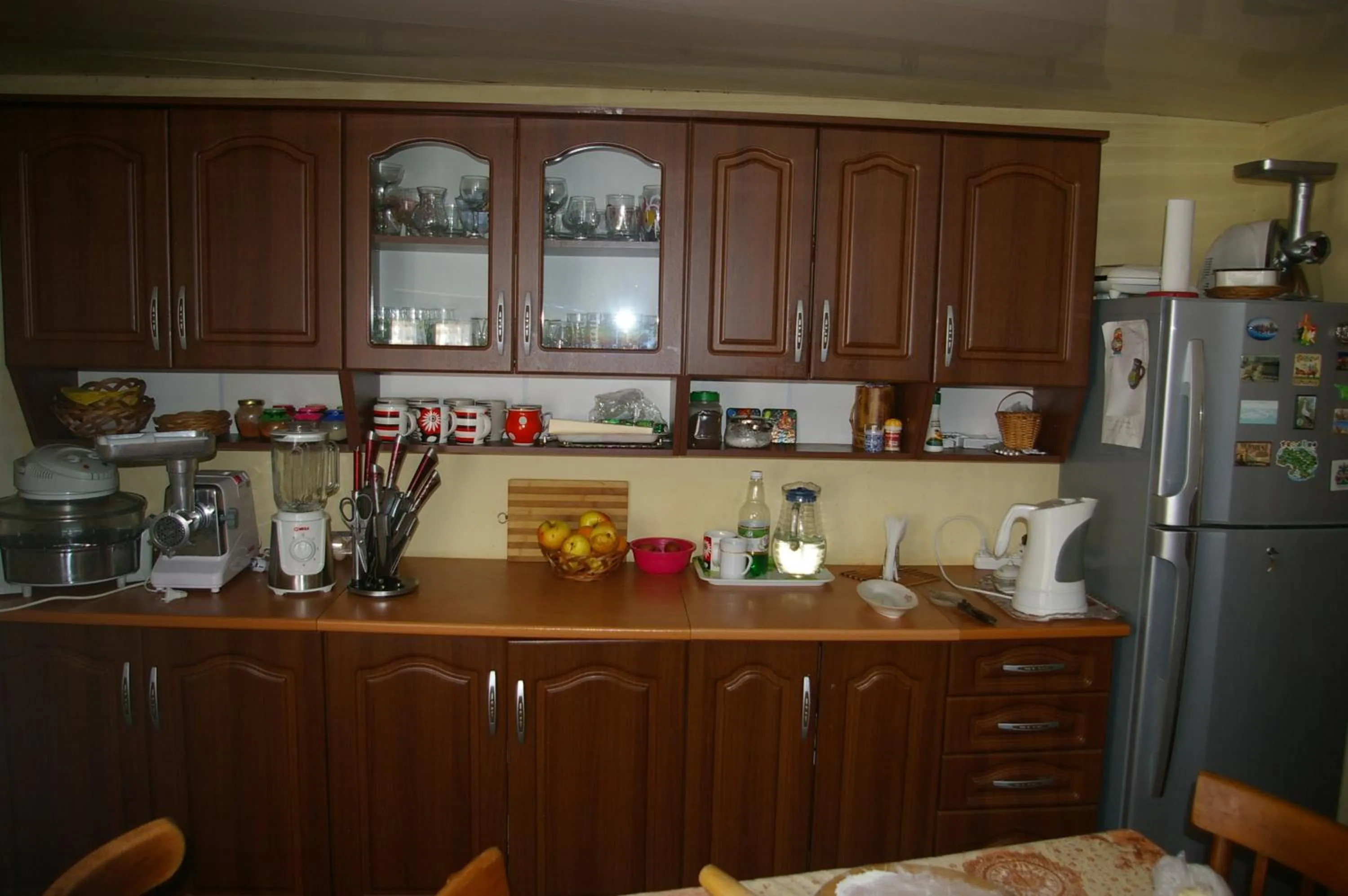 Kitchen or kitchenette in Maya Guest House