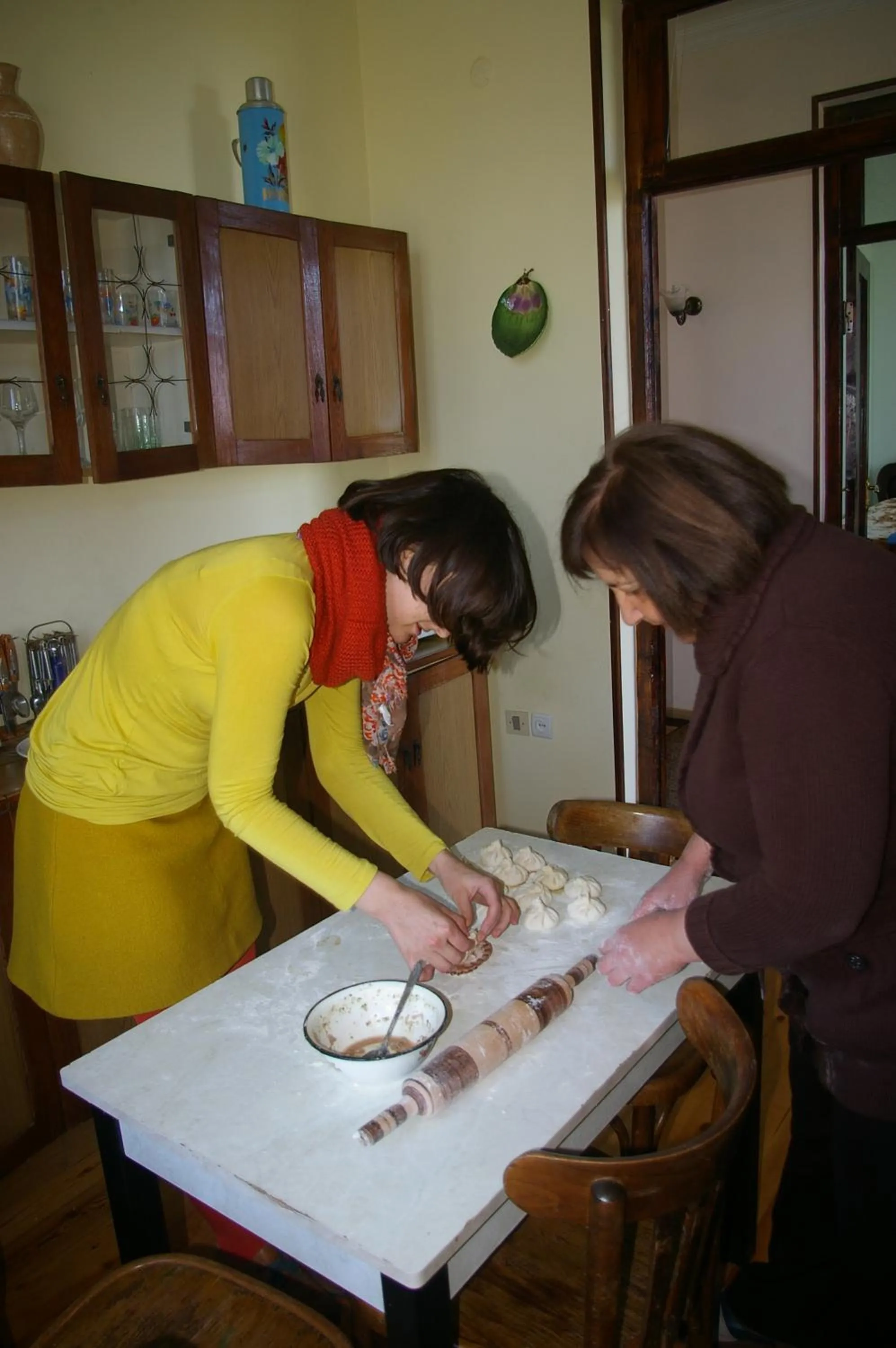 group of guests in Maya Guest House