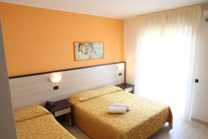 Bed in Hotel Cristall