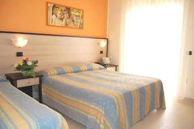 Bed in Hotel Cristall