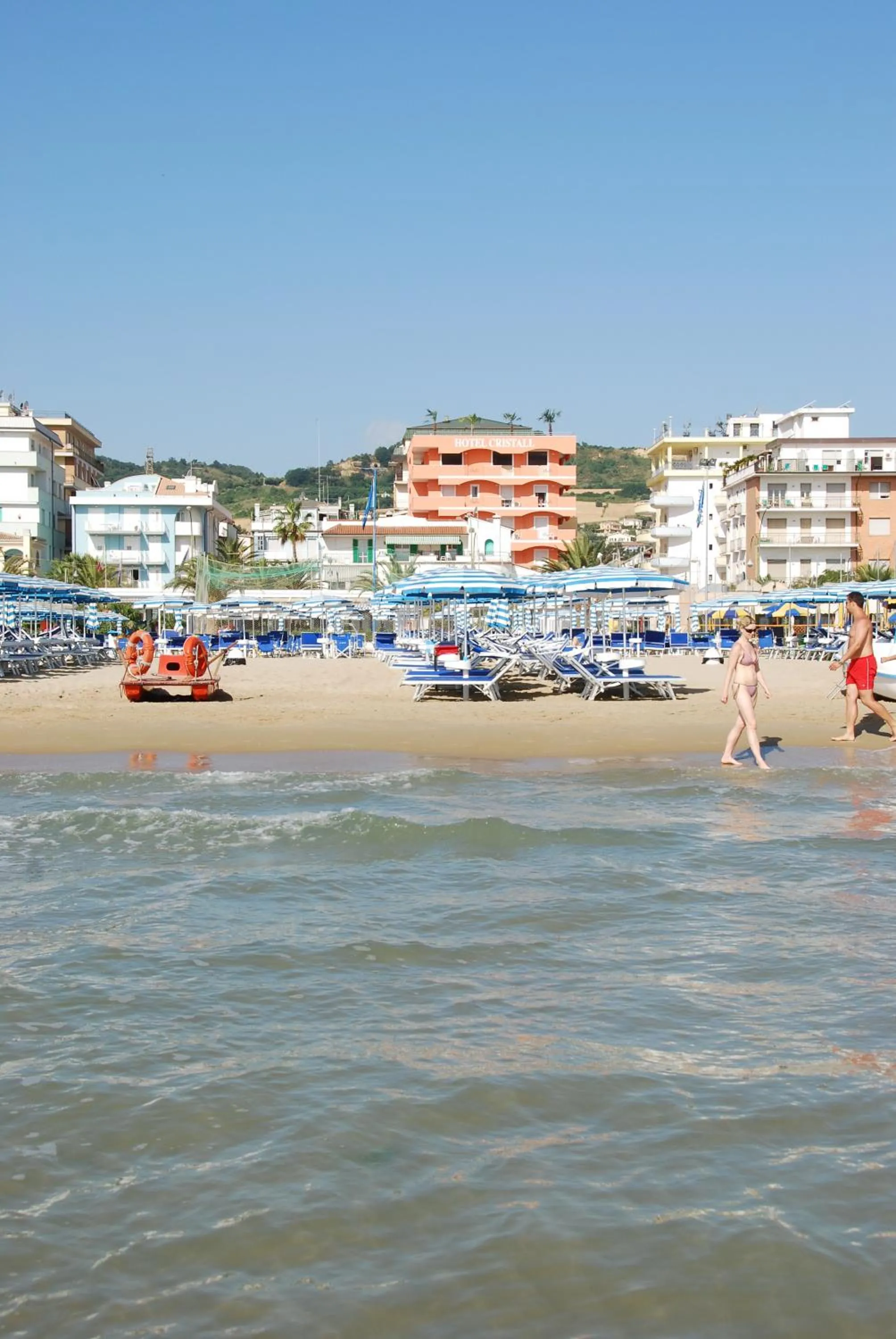Beach in Hotel Cristall