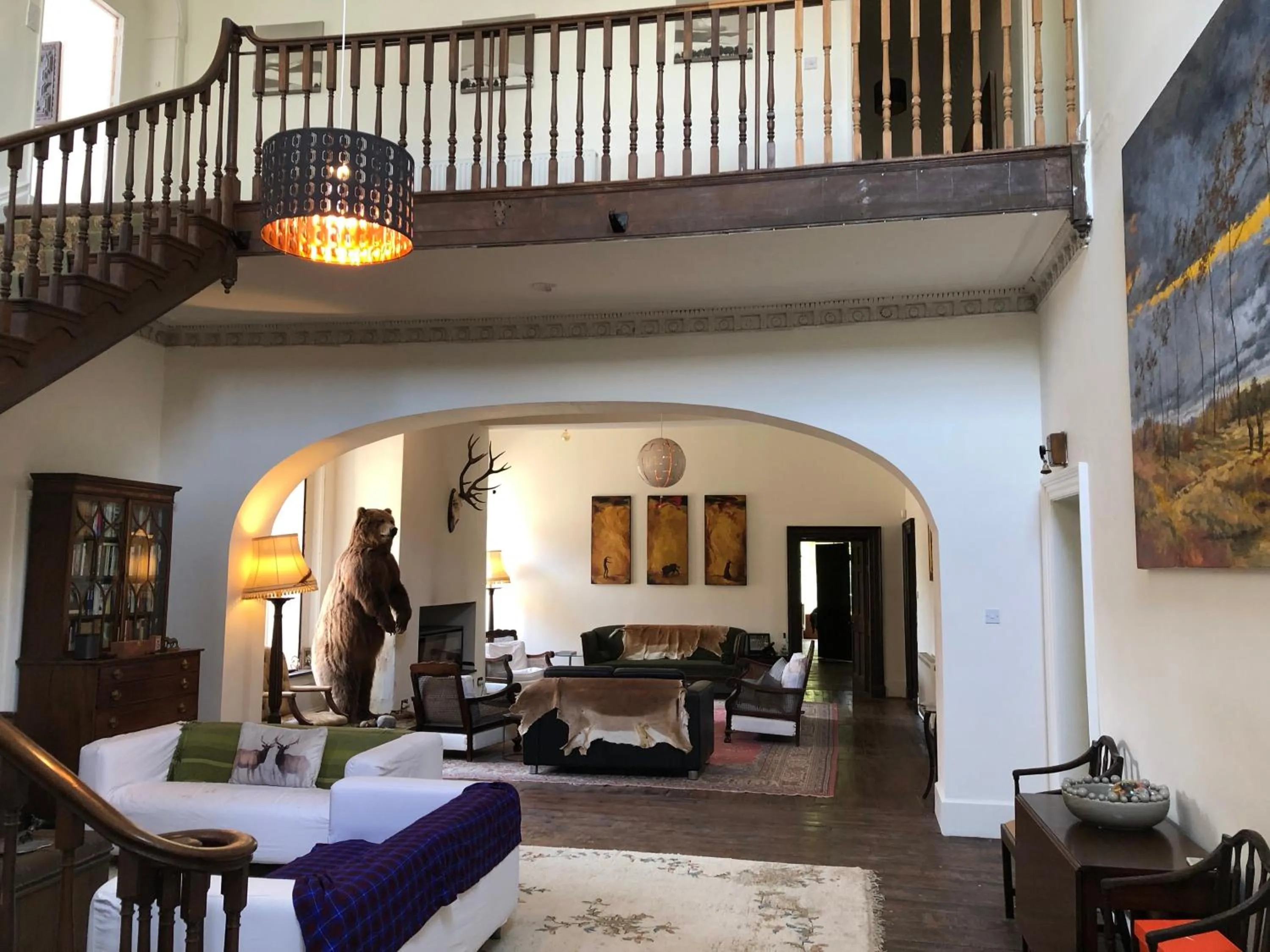 Seating area in Caynham Court