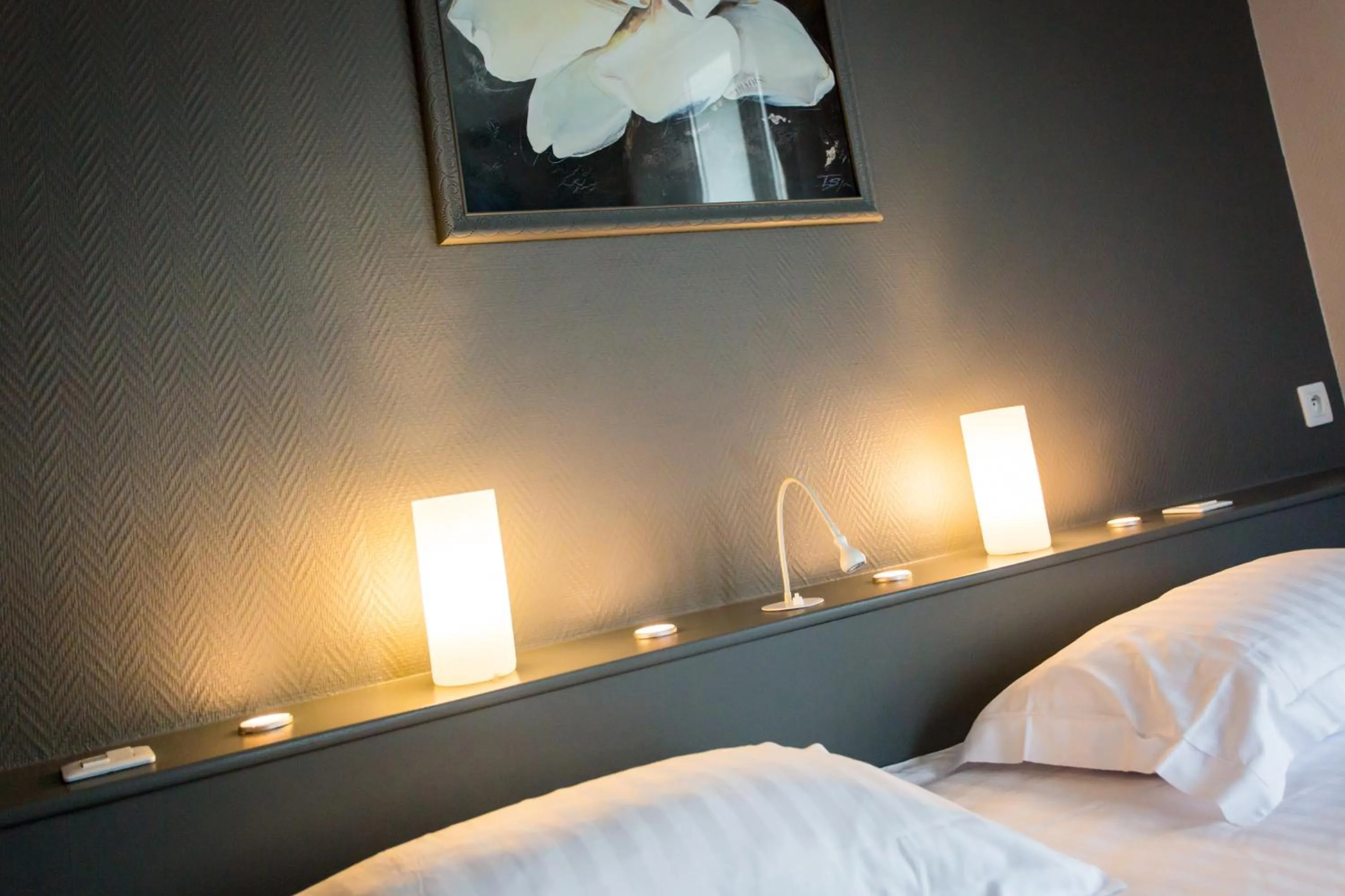 Bed in Hotel Les Ursulines