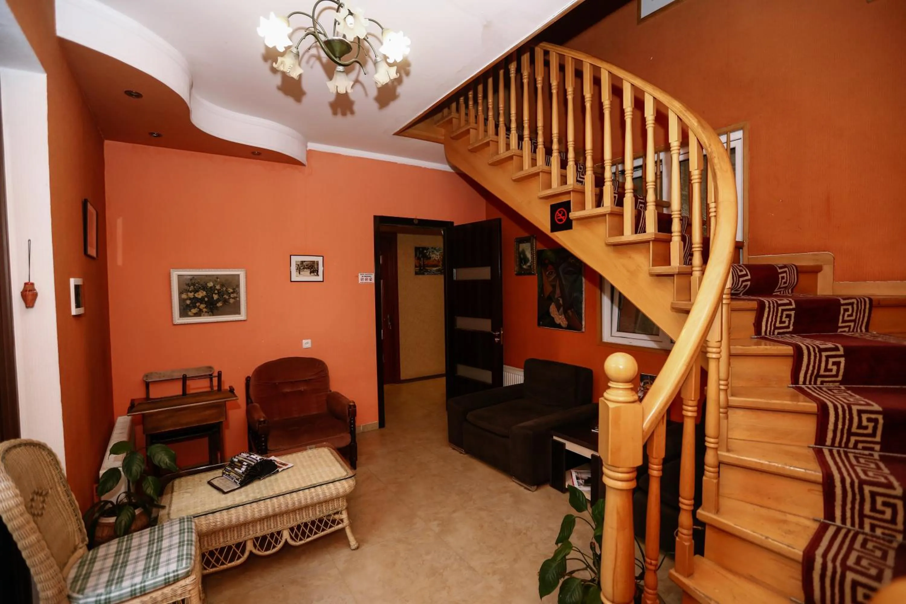 Seating area in Hotel Isaka