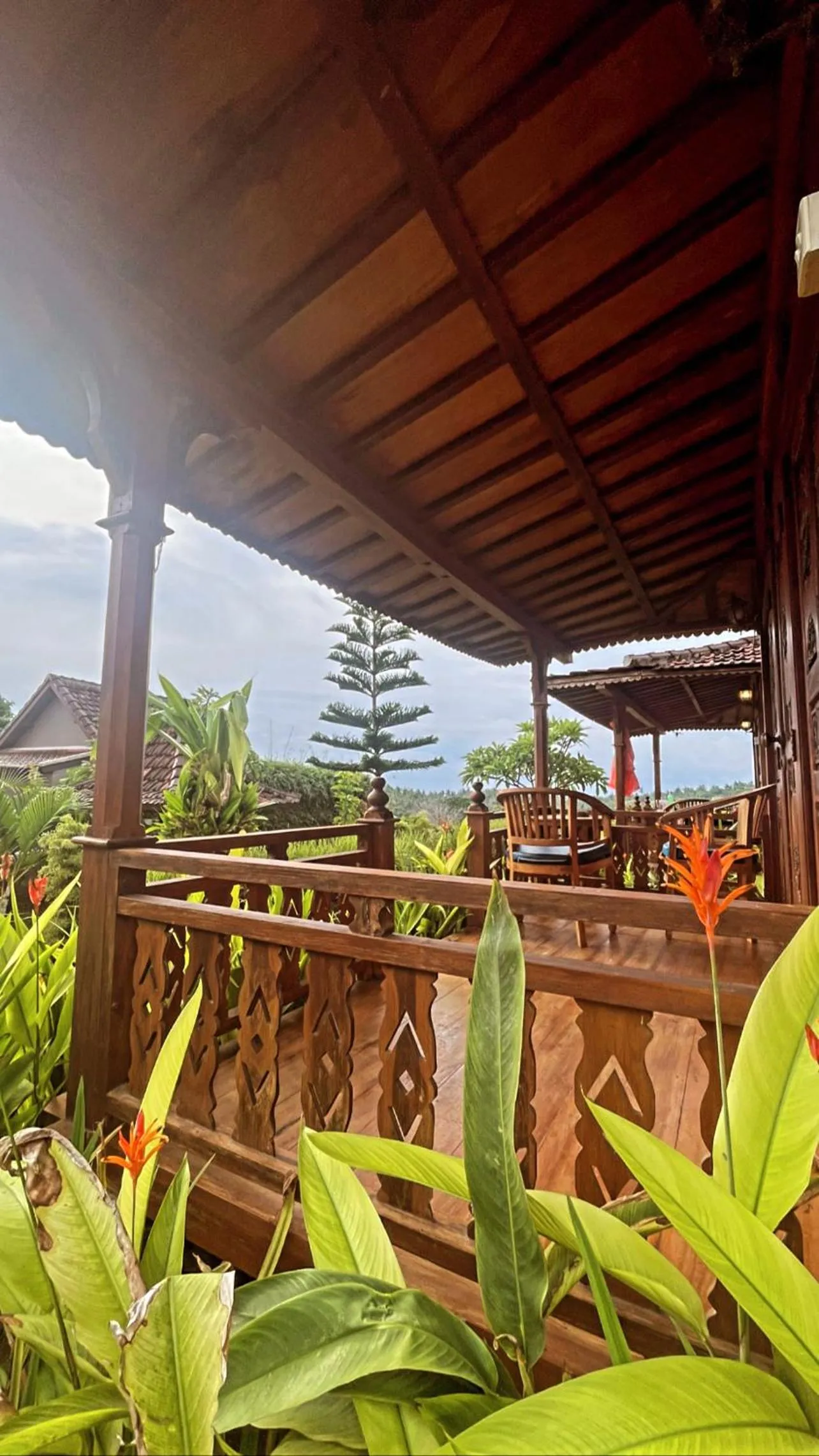 Balcony/Terrace in Kepaon Gari Inn