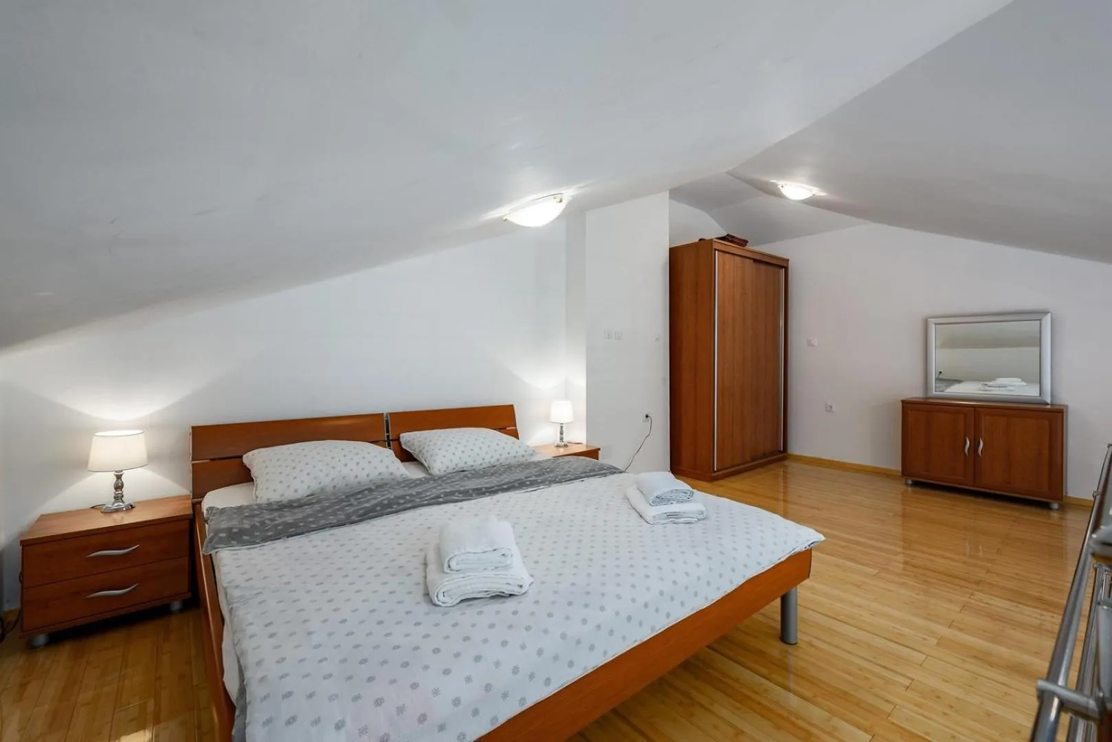 Bed in Adria Apartments