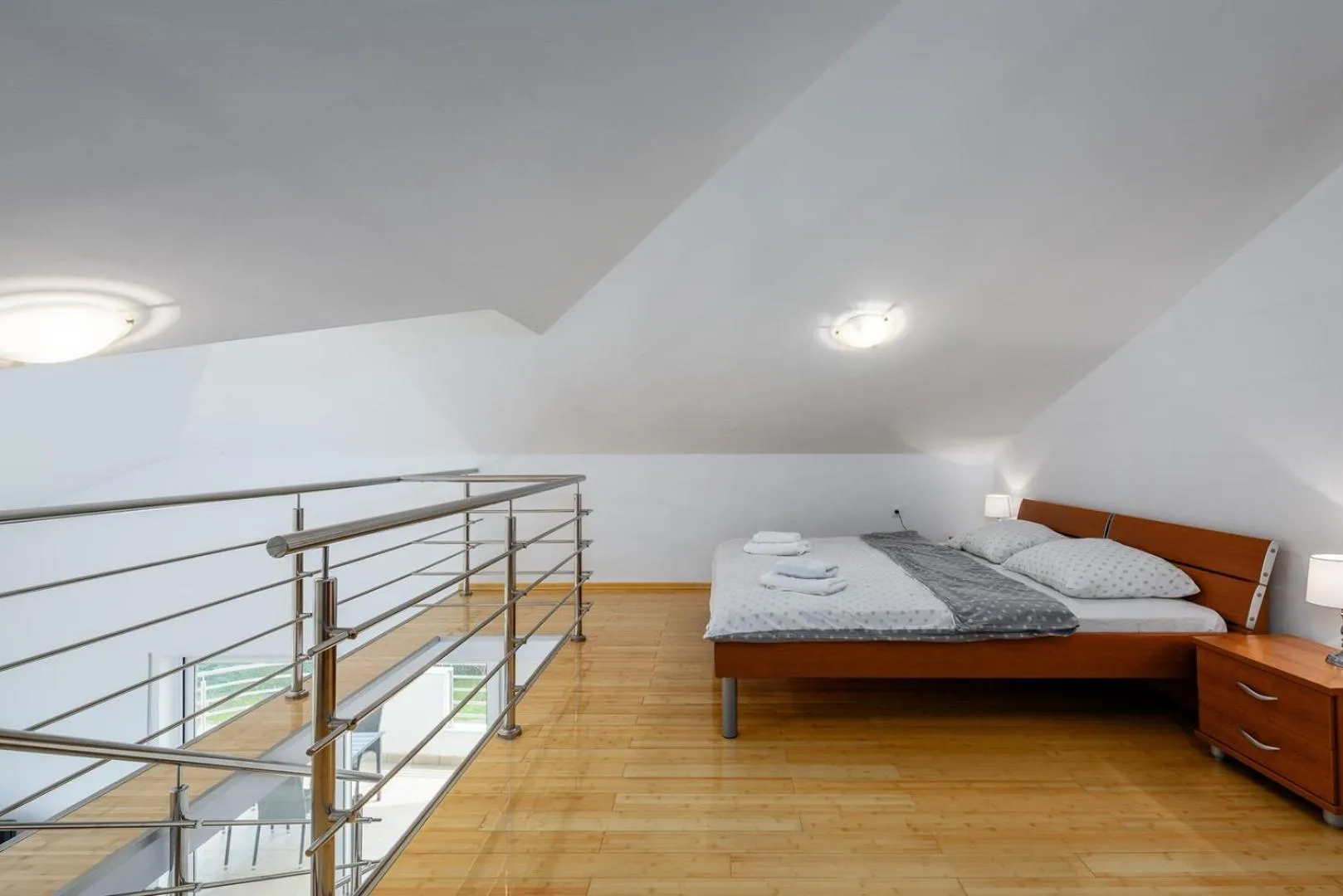 Bed in Adria Apartments