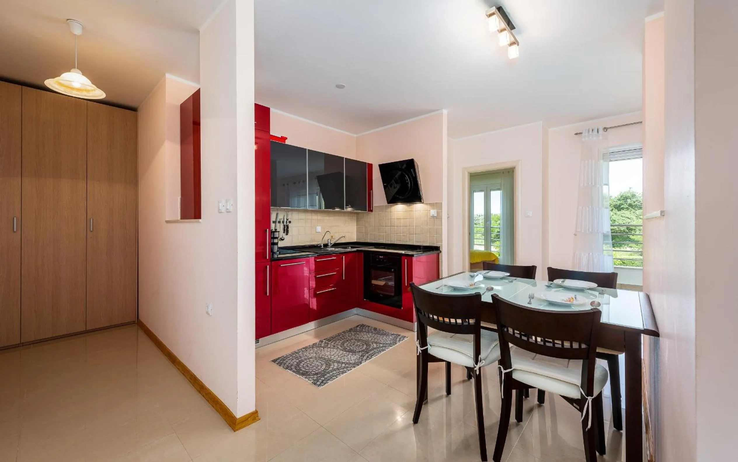 Dining area in Adria Apartments