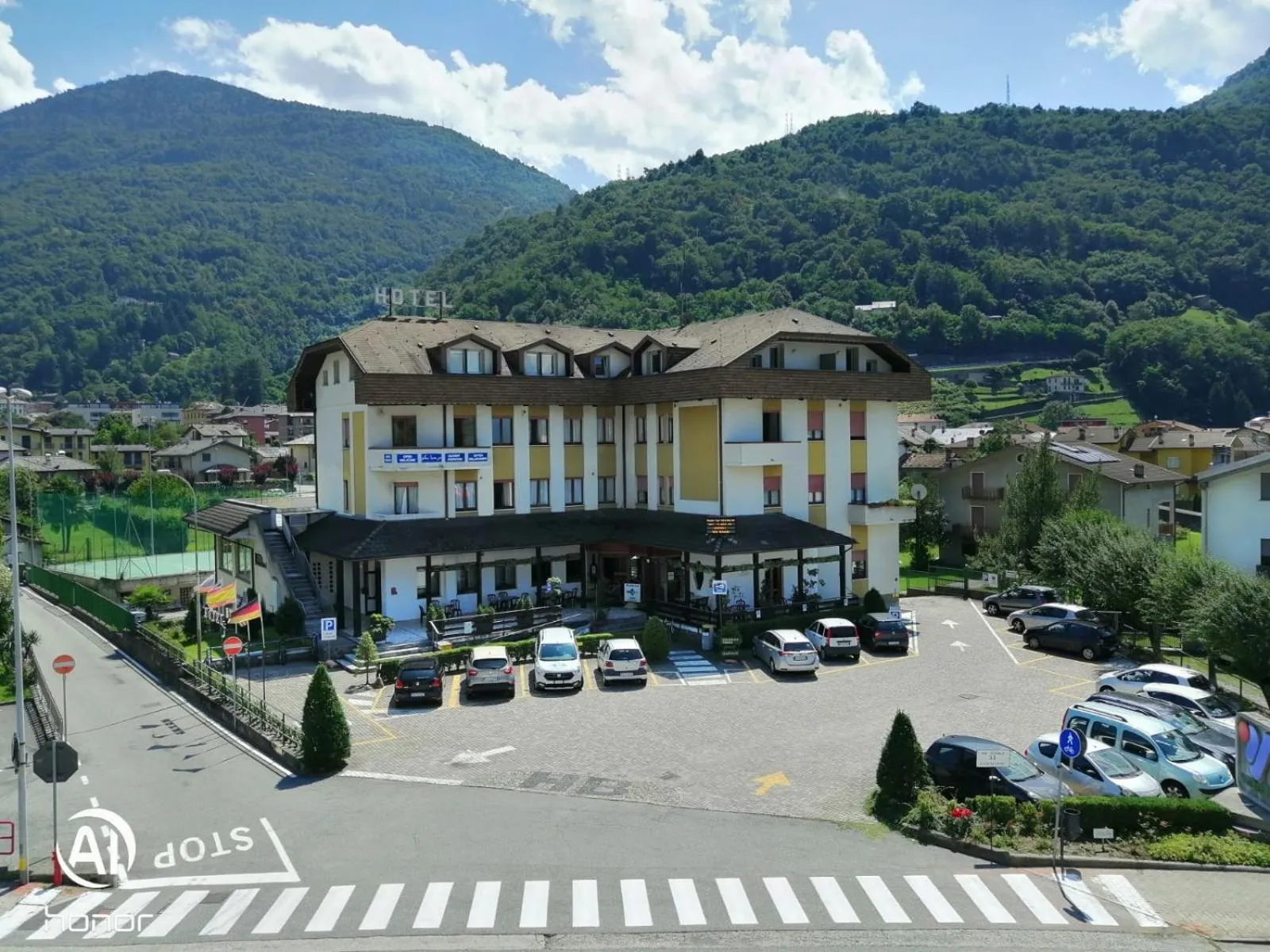 Property building in Hotel Rezia Valtellina