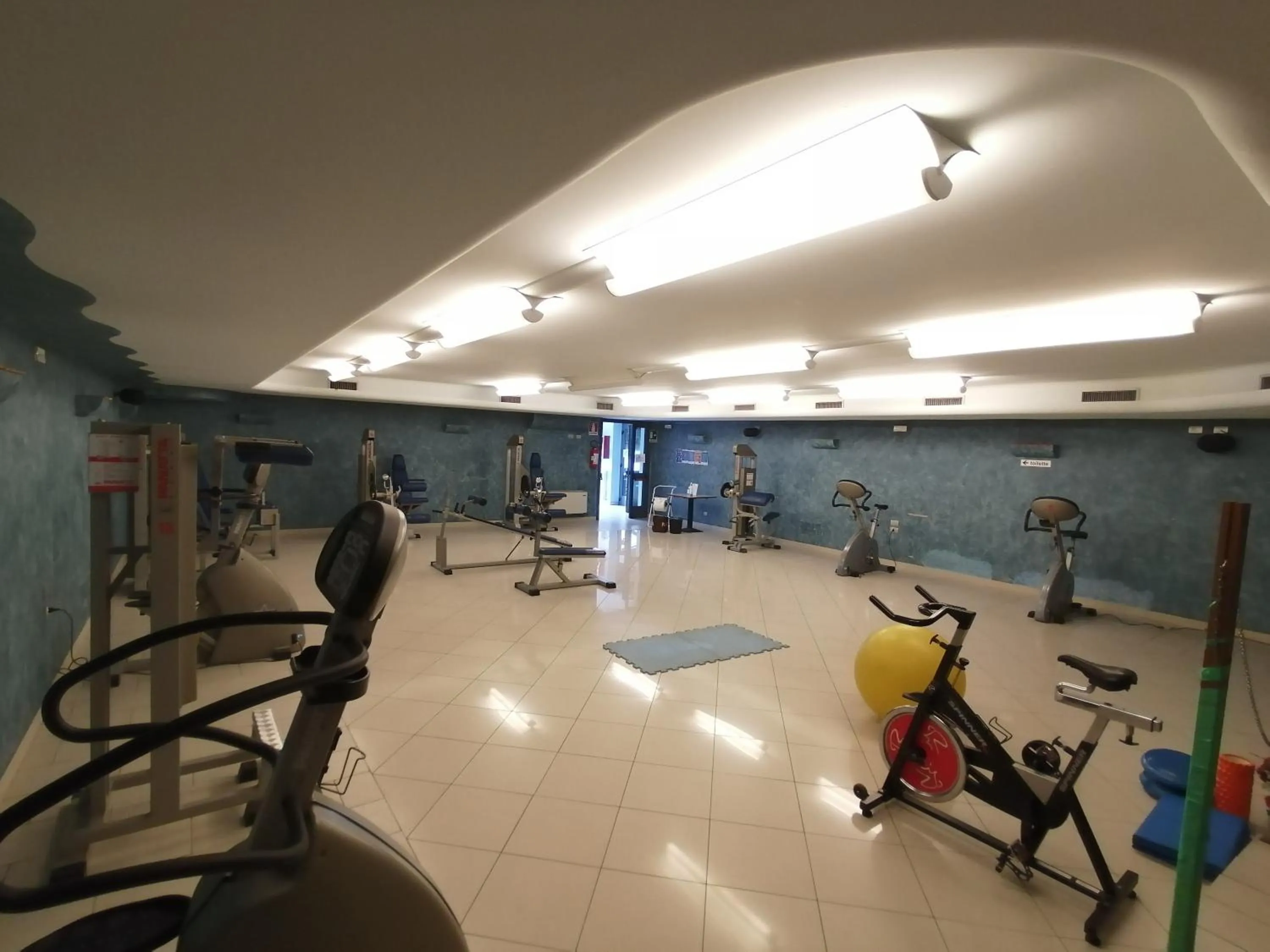 Fitness centre/facilities in Hotel Rezia Valtellina