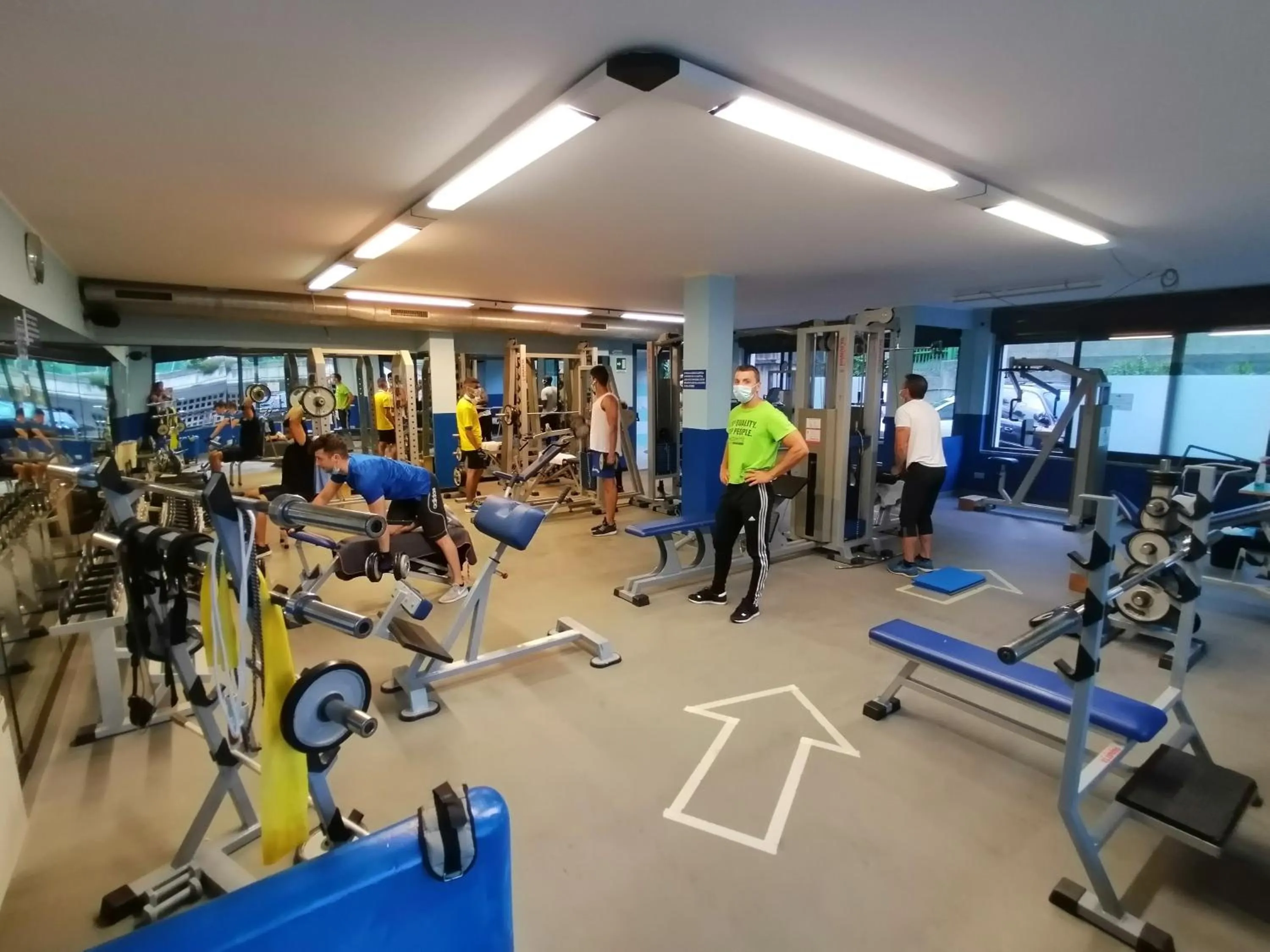 Fitness centre/facilities in Hotel Rezia Valtellina