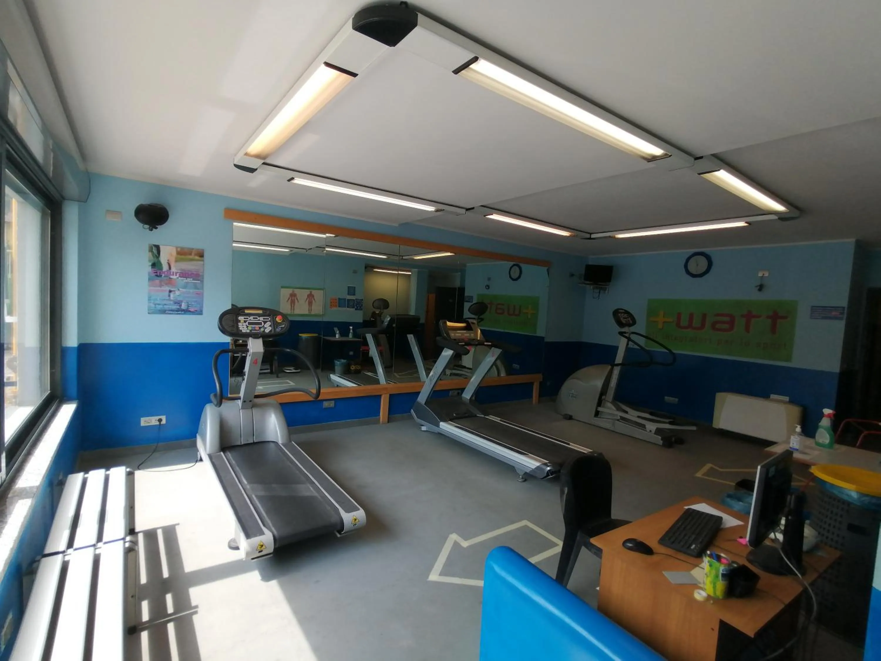 Fitness centre/facilities in Hotel Rezia Valtellina