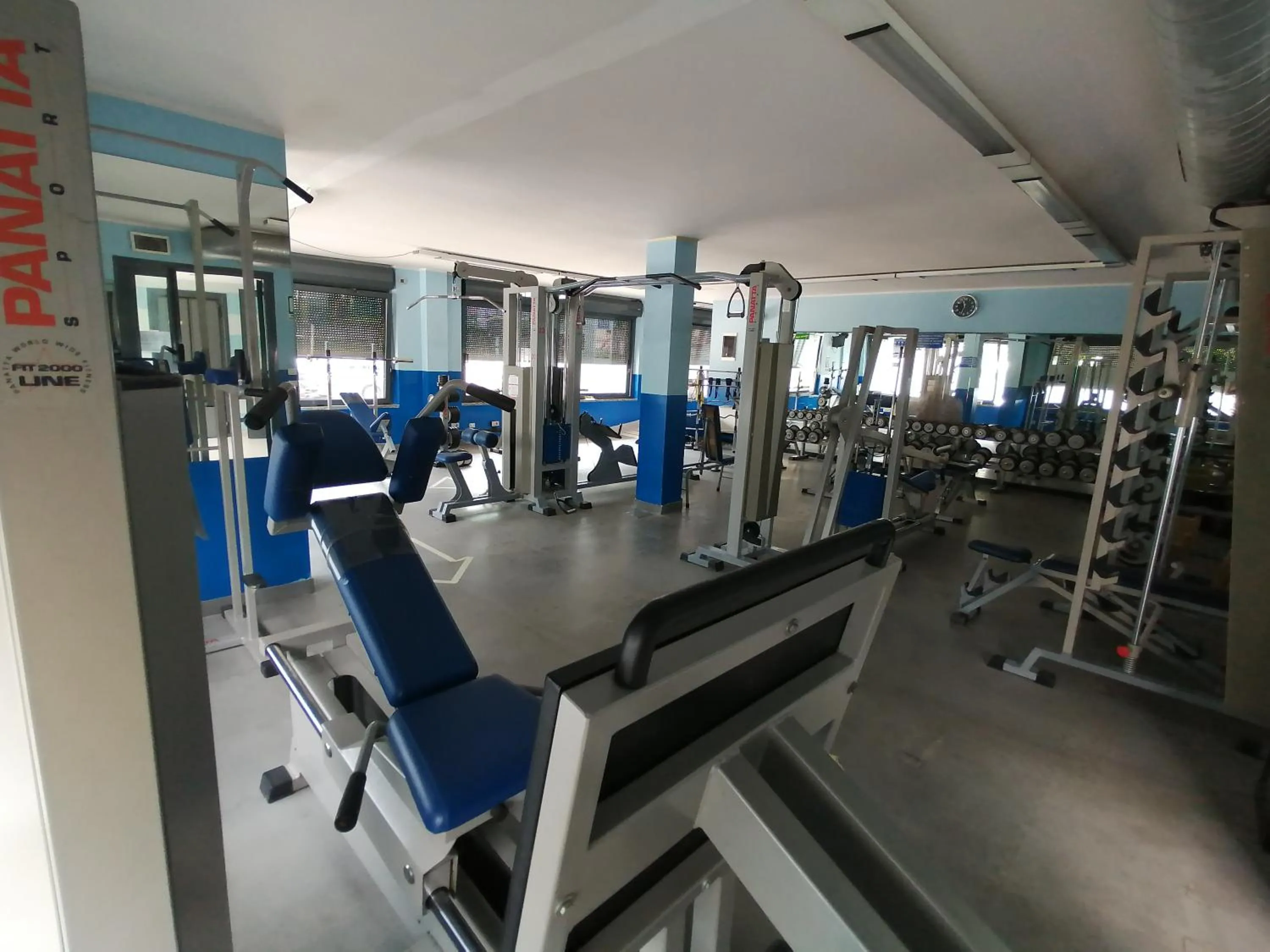 Fitness centre/facilities in Hotel Rezia Valtellina
