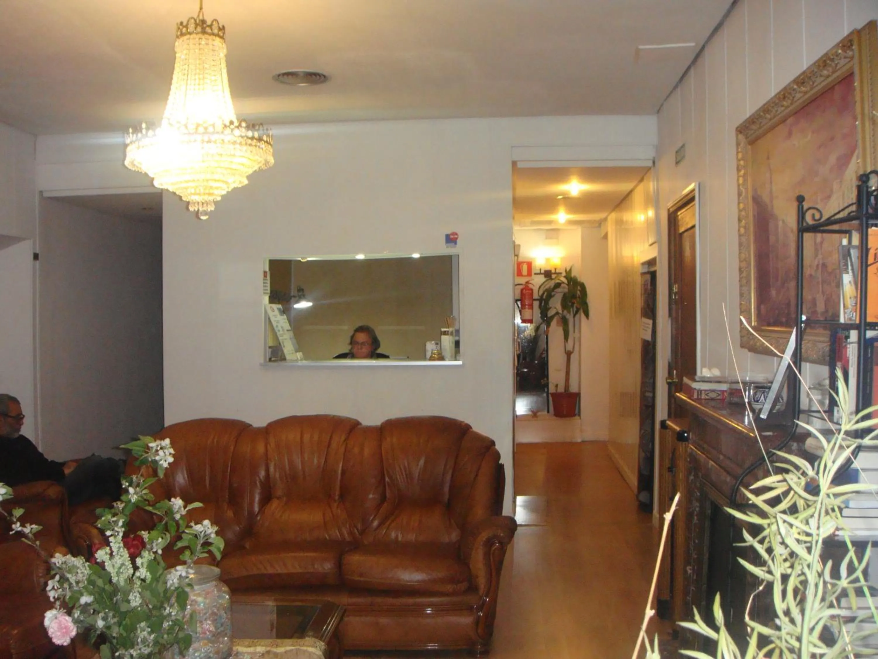 Lobby or reception in Hostal Riesco