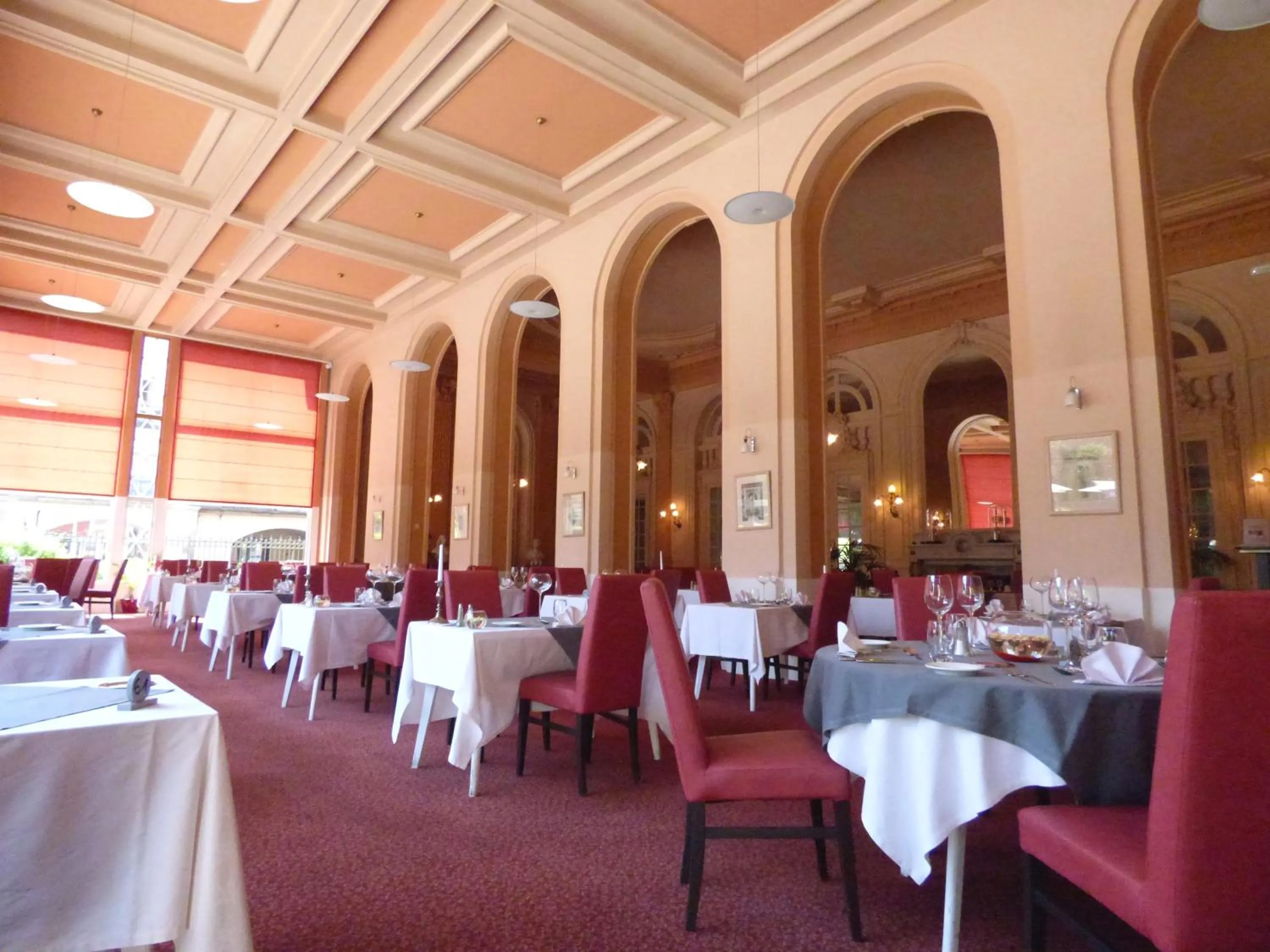 Restaurant/places to eat in Le Grand Hotel de Plombières by Popinns