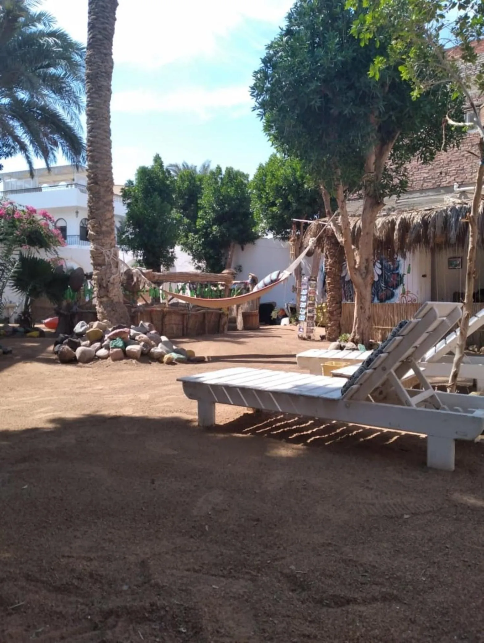 Patio in Sunrise Dahab lodge