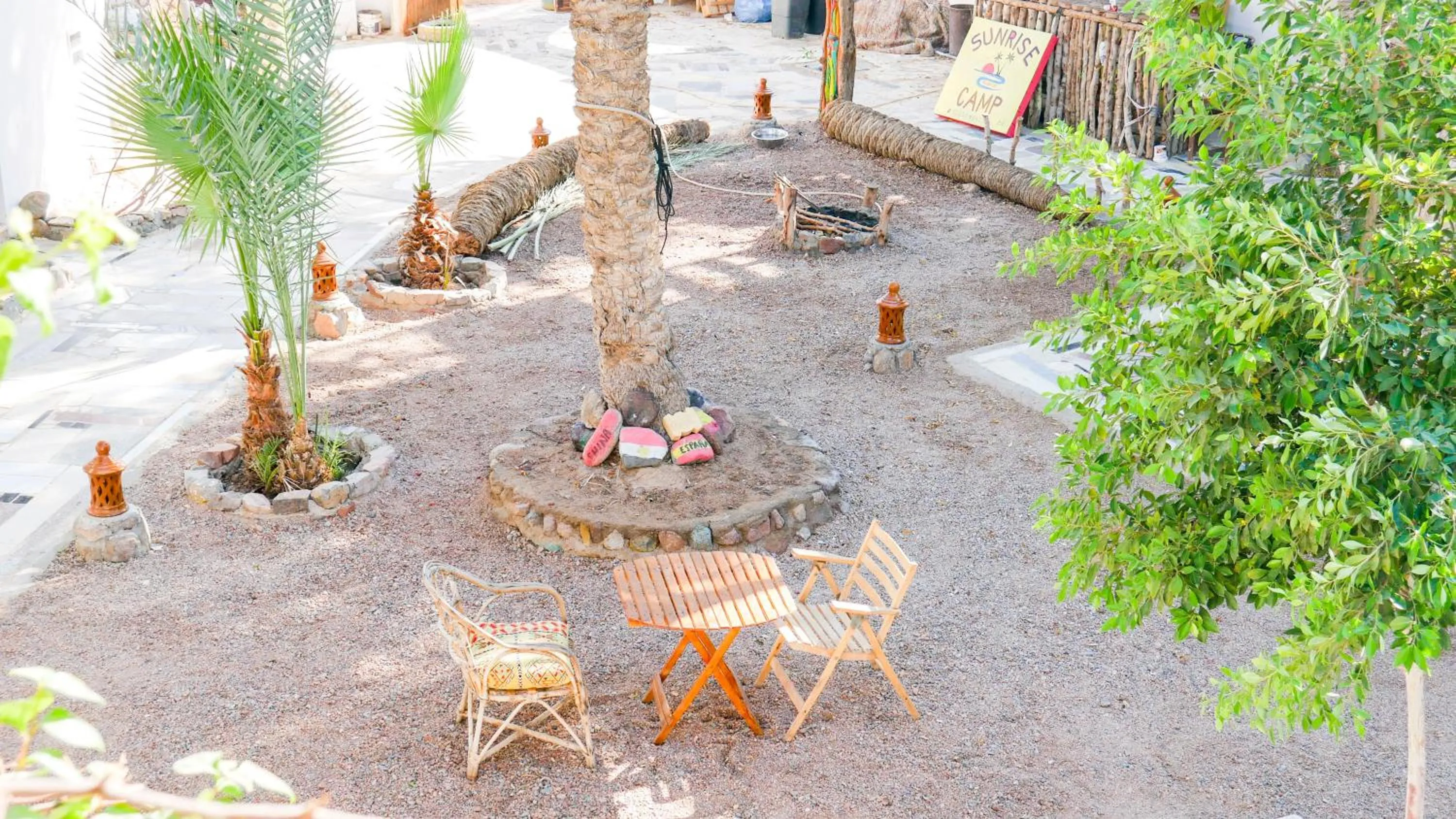 Patio in Sunrise Dahab lodge