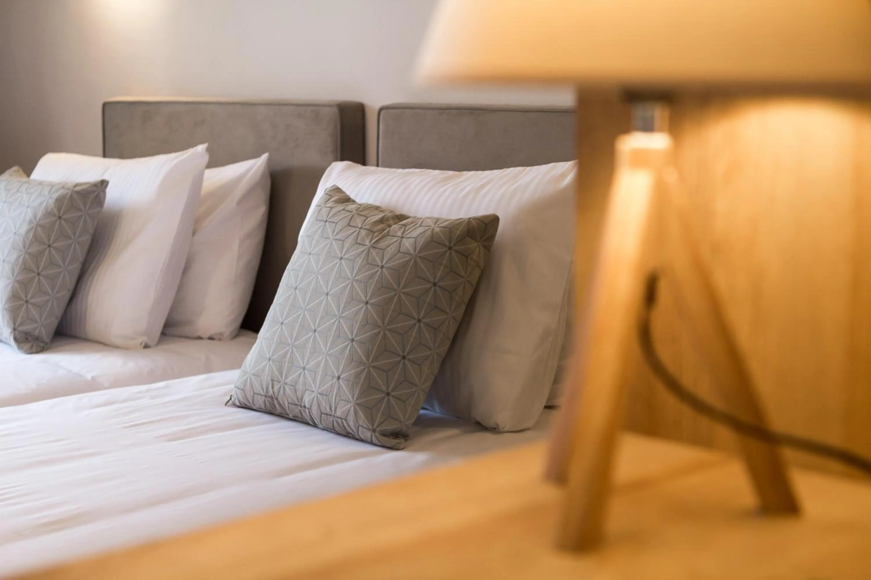 Bed in Minavra Hotel