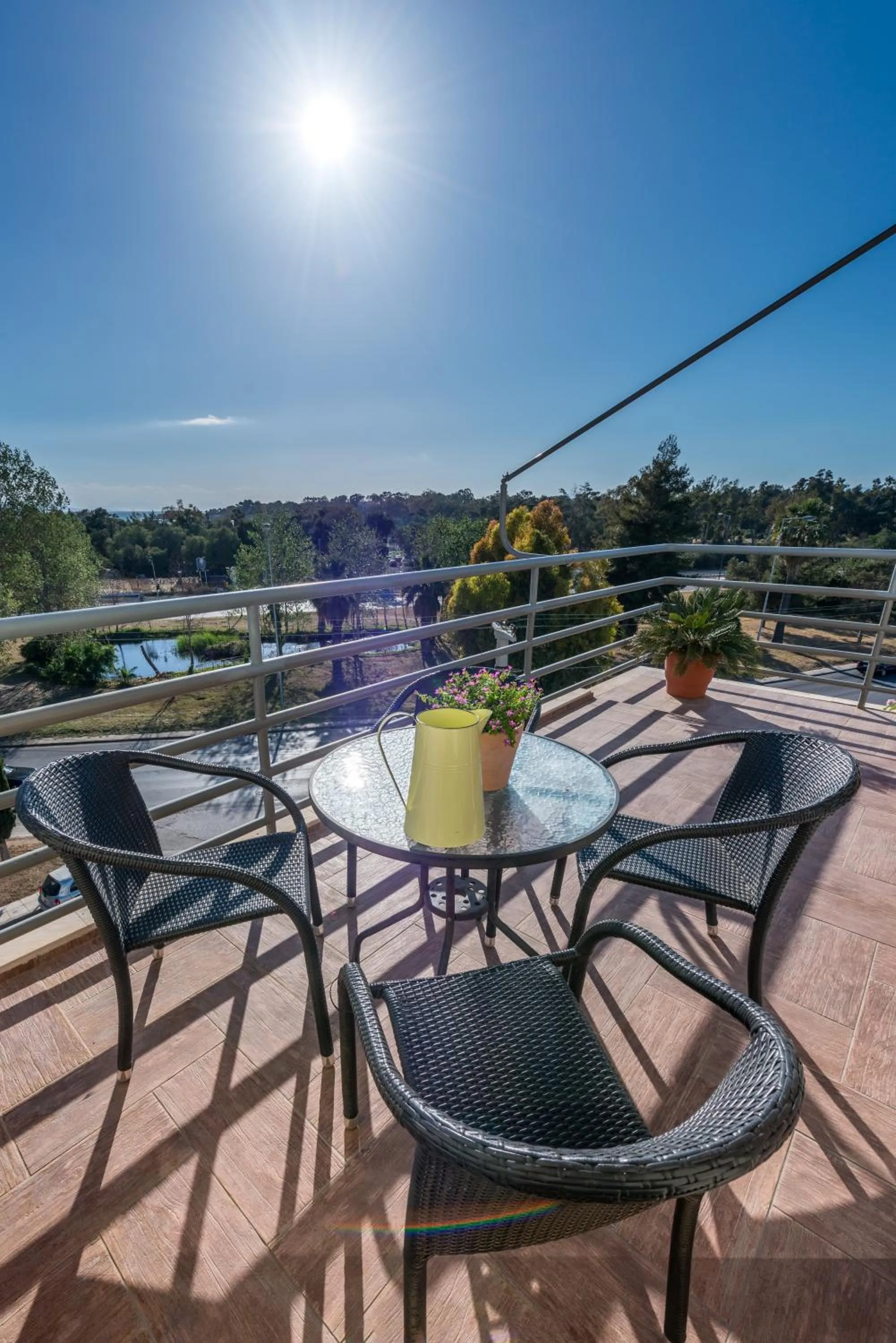 Balcony/Terrace in Minavra Hotel