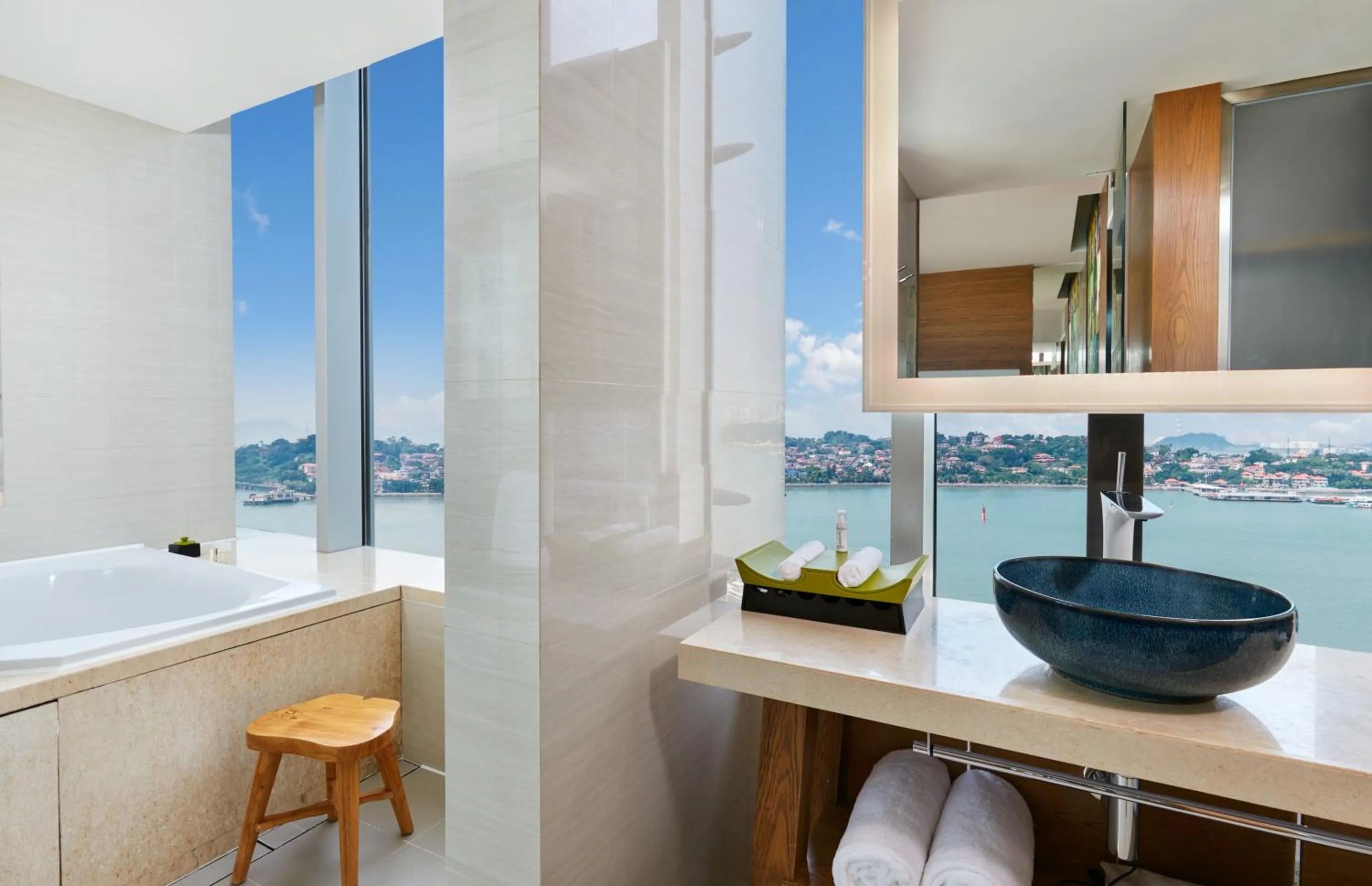 Bathroom in Hotel Indigo Xiamen Harbour by IHG