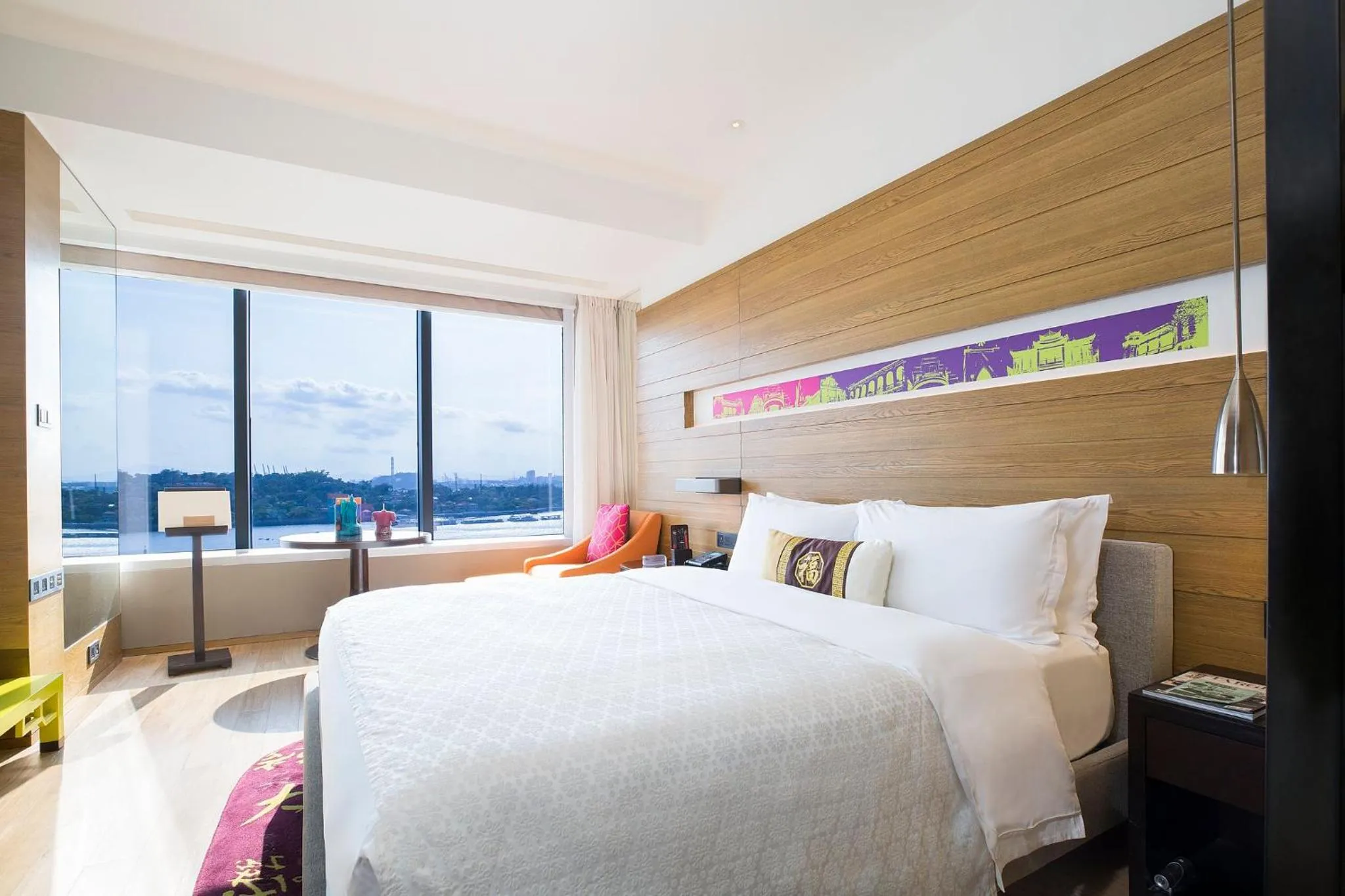 Photo of the whole room, Bed in Hotel Indigo Xiamen Harbour by IHG