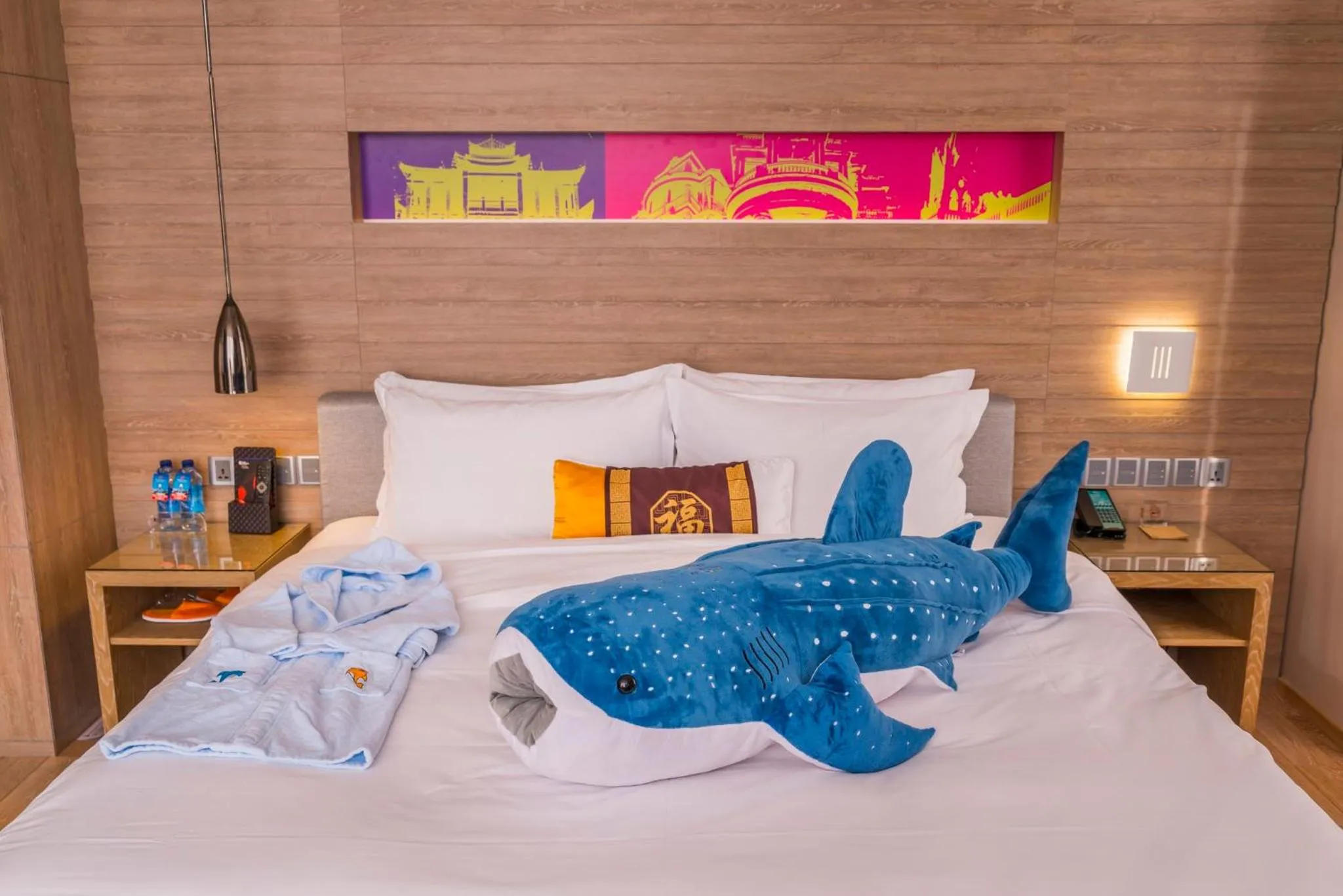 Photo of the whole room, Bed in Hotel Indigo Xiamen Harbour by IHG