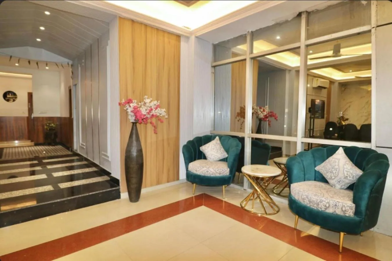 Seating area in Grand Legacy Beacon, Dehradun